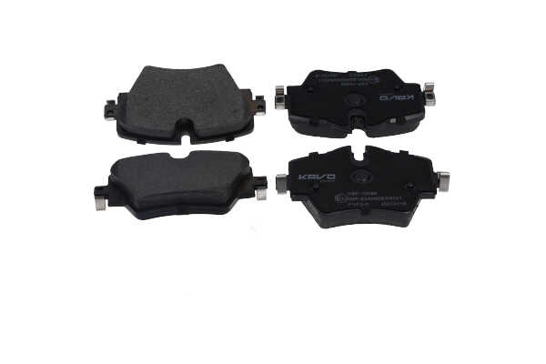 KAVO PARTS with acoustic wear warning Height 1: 76,2mm, Height 2: 70,9mm, Width: 129mm, Thickness: 17,4mm Brake pads KBP-10086 buy