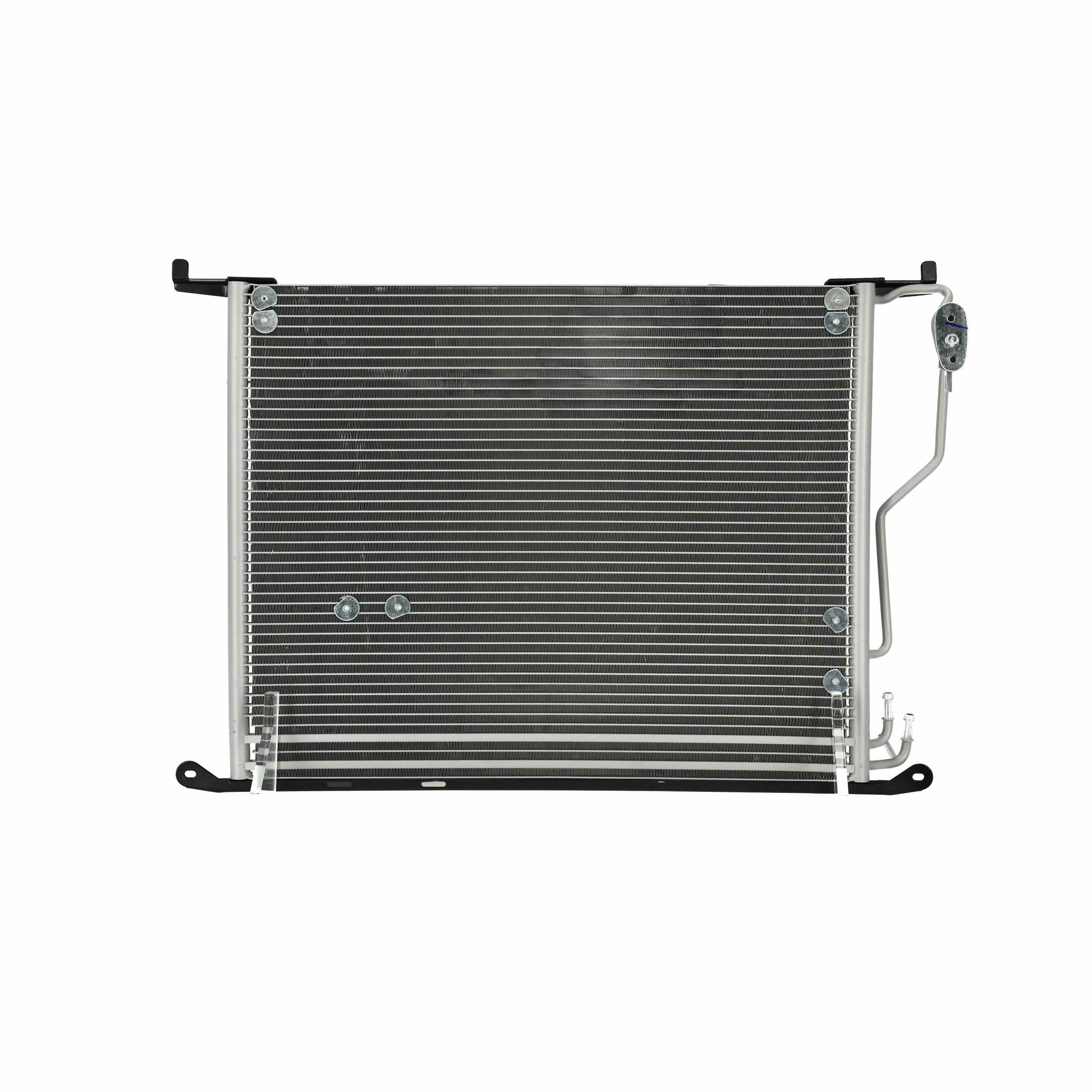 NISSENS 94380 Klimakondensator mit Stickstofffüllung, ohne Trockner, 14,2mm, 9,4mm, Aluminium, 580mm, R134a, R1234yf