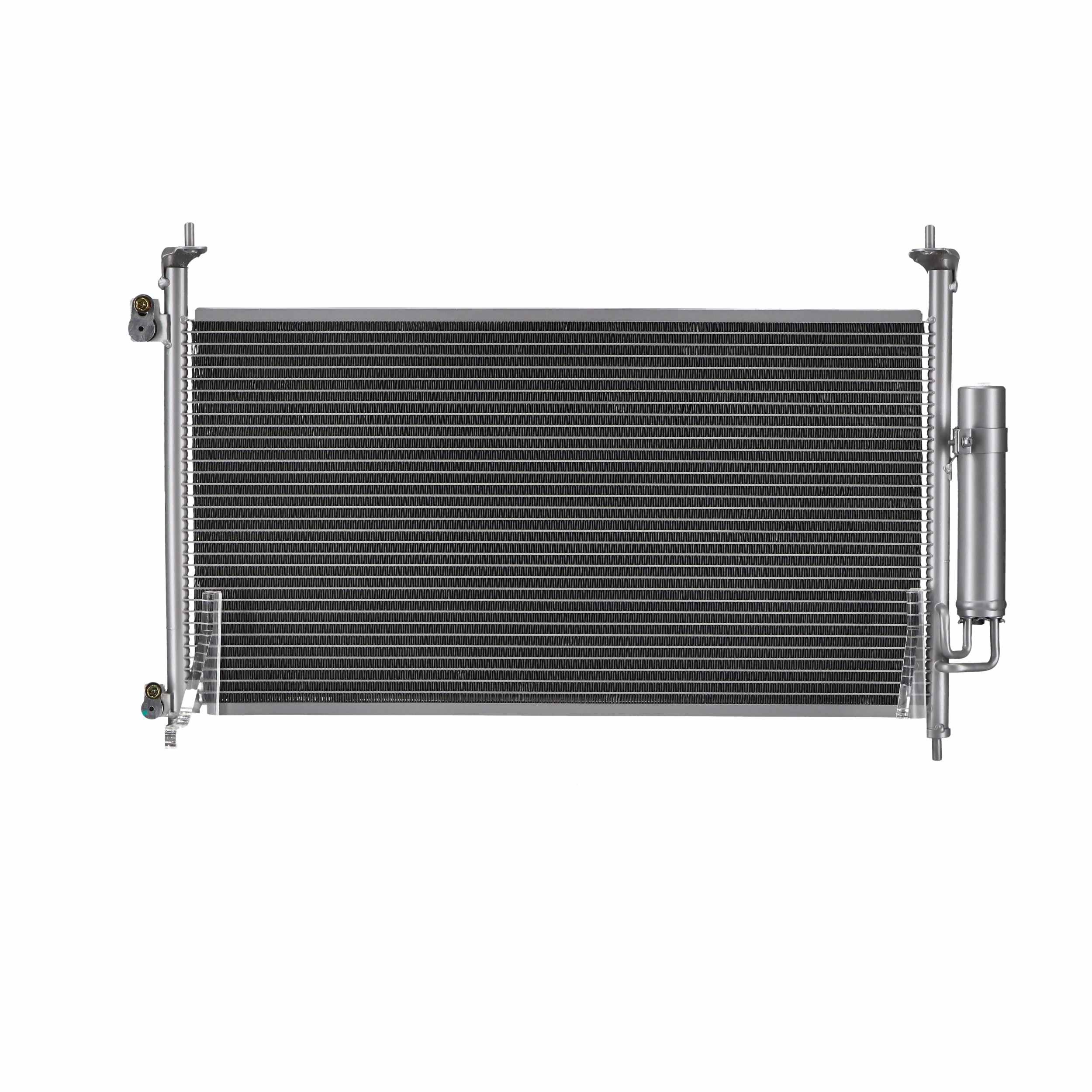 NISSENS 94875 Air conditioning condenser with nitrogen filling, with dryer, 15,5mm, 10,2mm, Aluminium, 600mm, R134a, R1234yf
