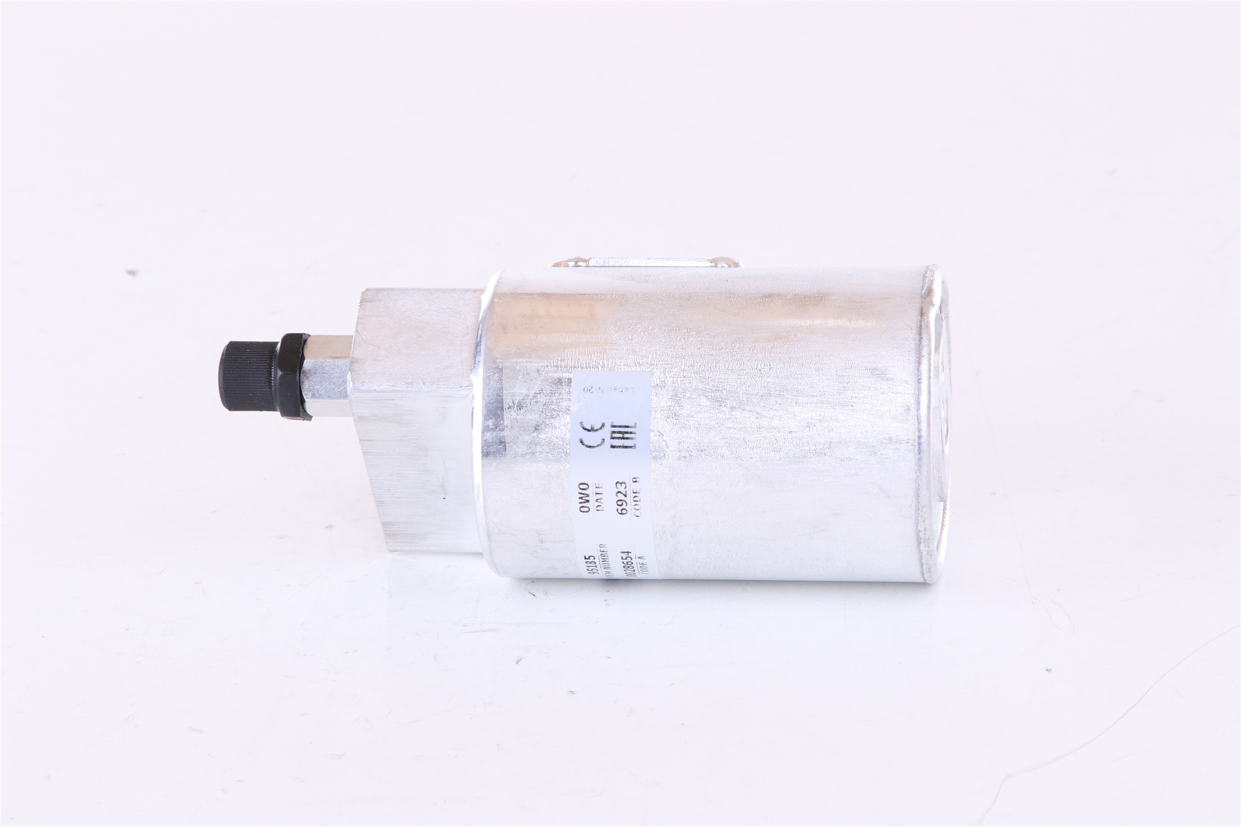 NISSENS 95185 AC receiver drier R134a, Aluminium
