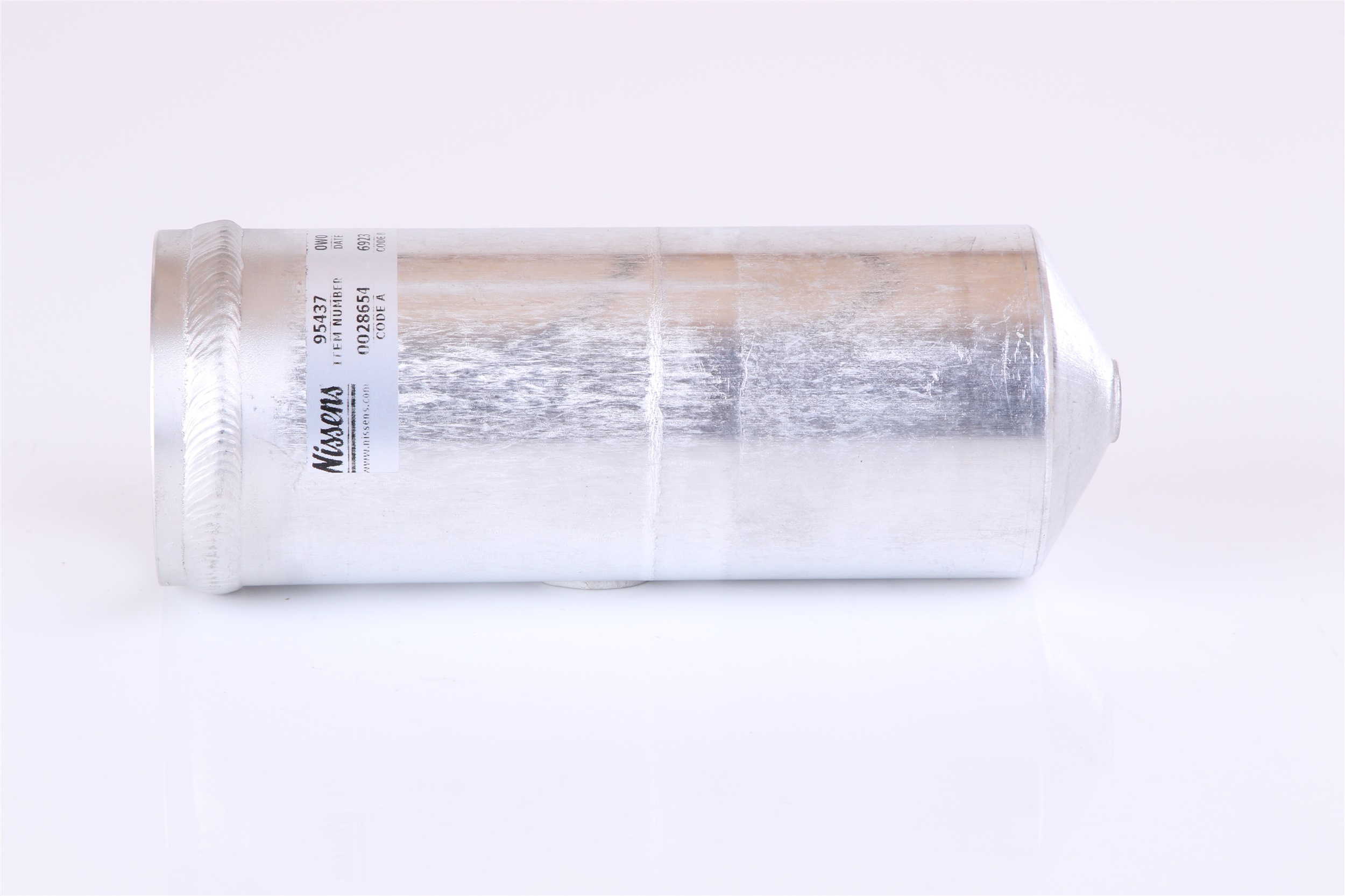 NISSENS 95437 AC-torkfilter R134a, Aluminium