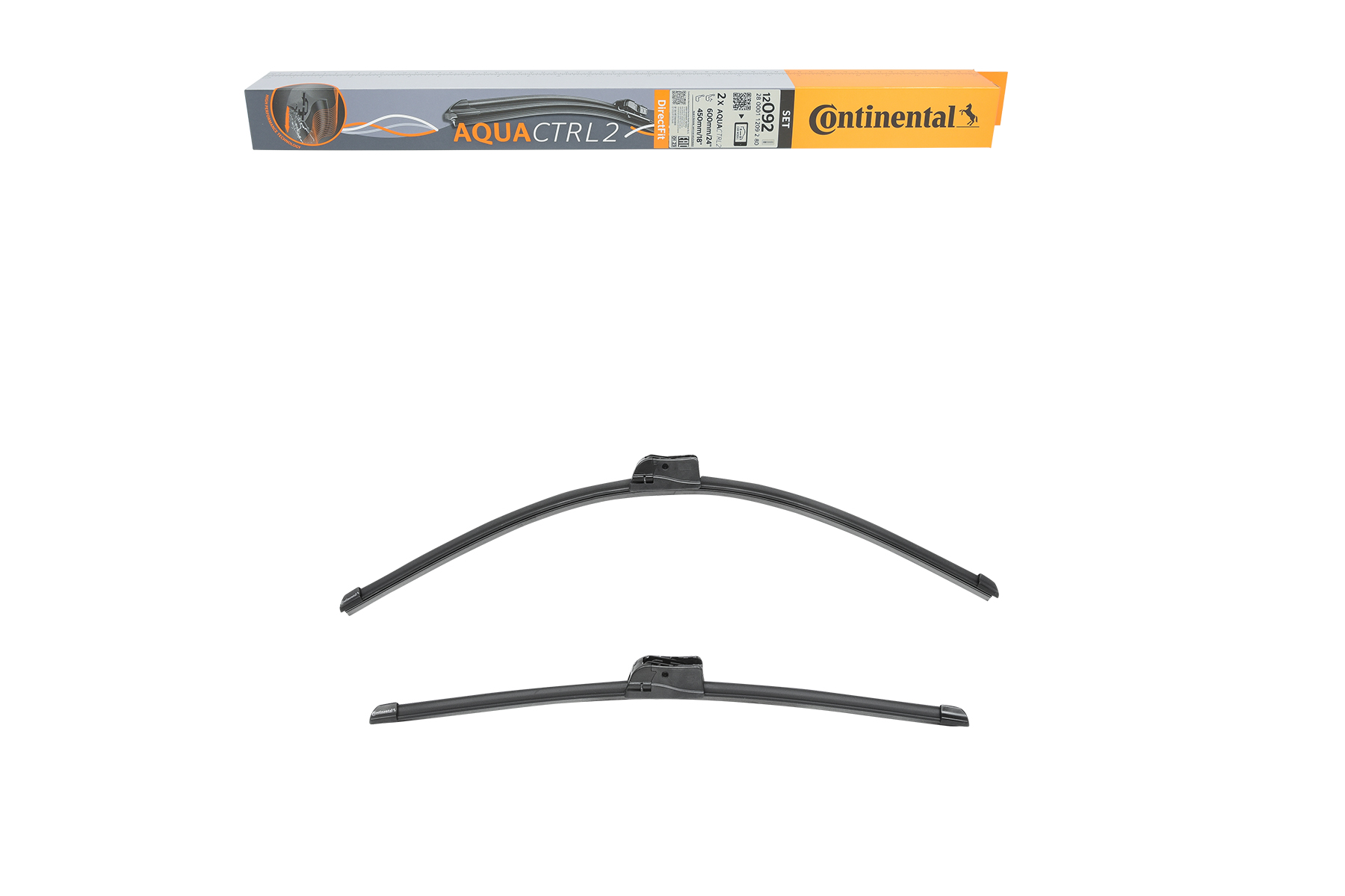 2800011209280 Continental Windscreen wipers SUBARU 600, 450 mm Front, Flat wiper blade, with spoiler, 24/18 Inch