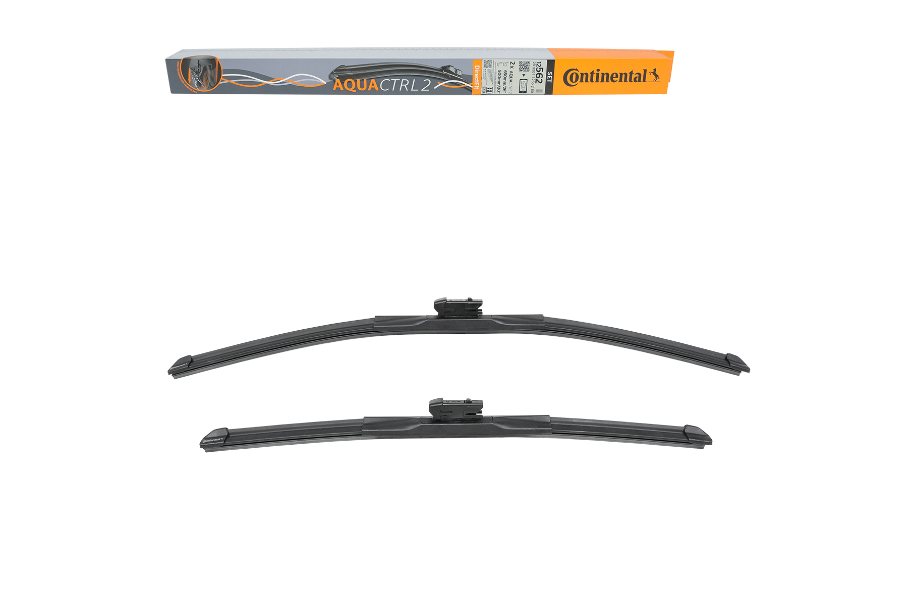 2800011256280 Continental Windscreen wipers JAGUAR 650, 500 mm Front, Flat wiper blade, with spoiler, 26/20 Inch