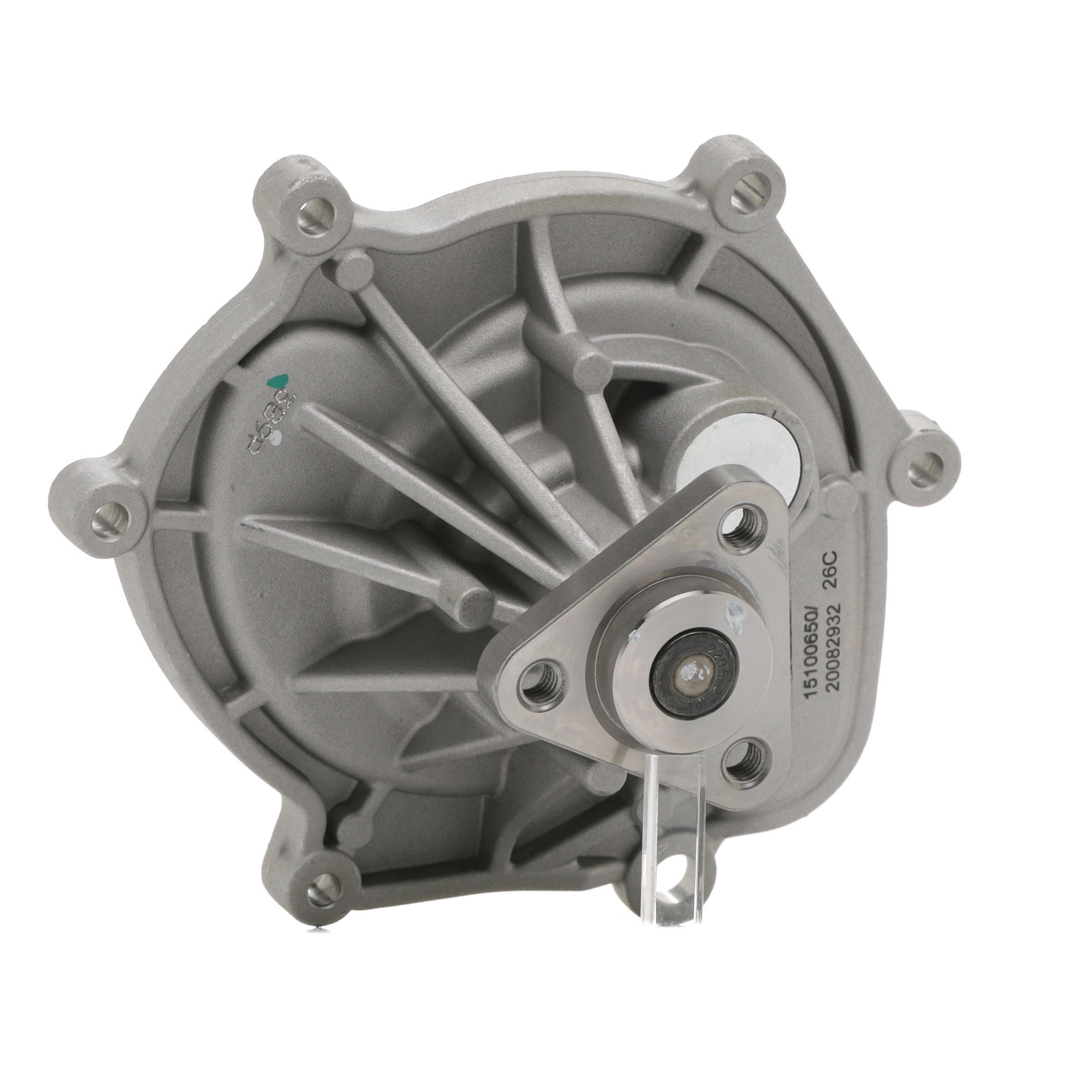 RIDEX 1260W0982 Water pump with gasket/seal, Mechanical, Water Pump Pulley Ø: 124 mm