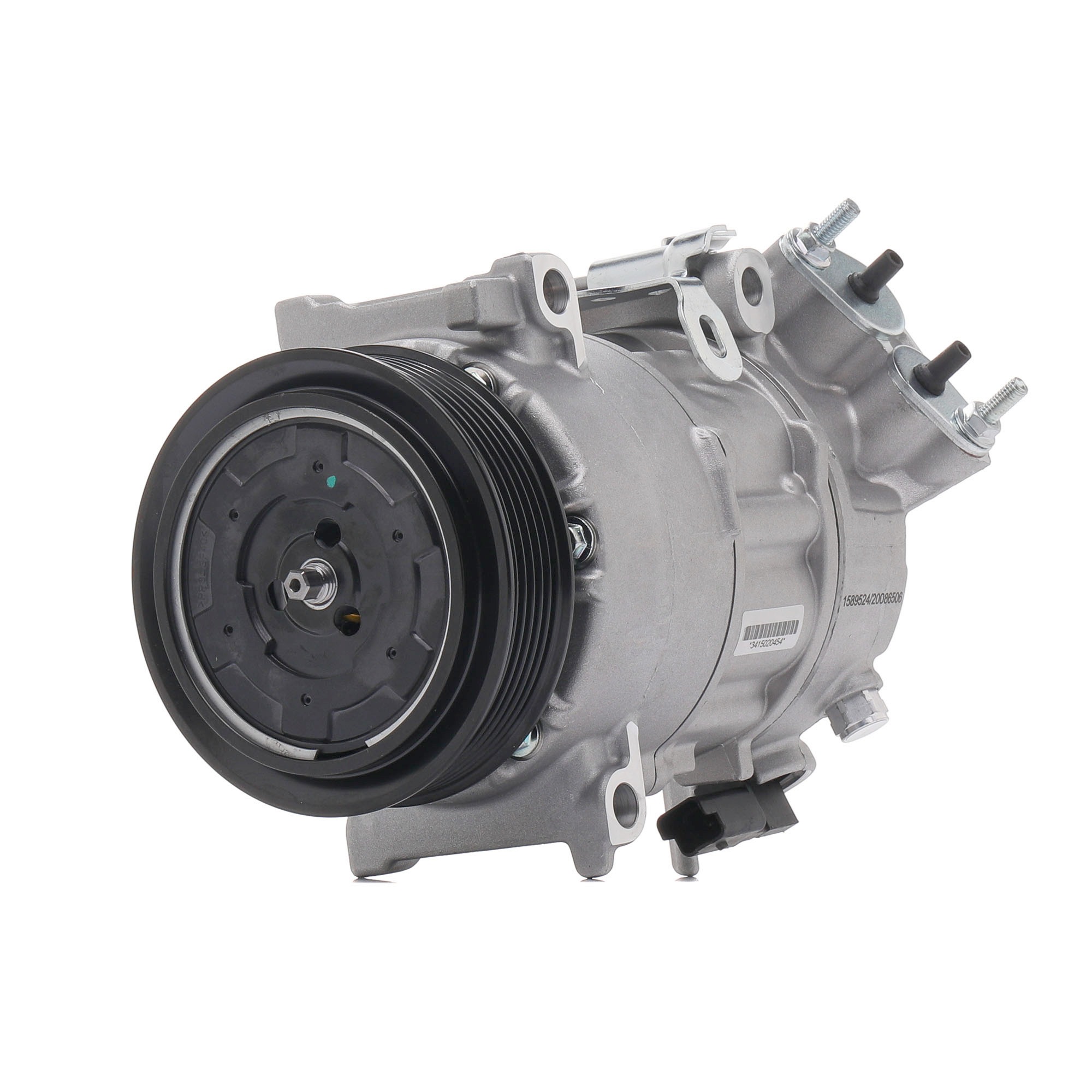 447K0824 Air conditioning compressor RIDEX 1609552980 AUDI
