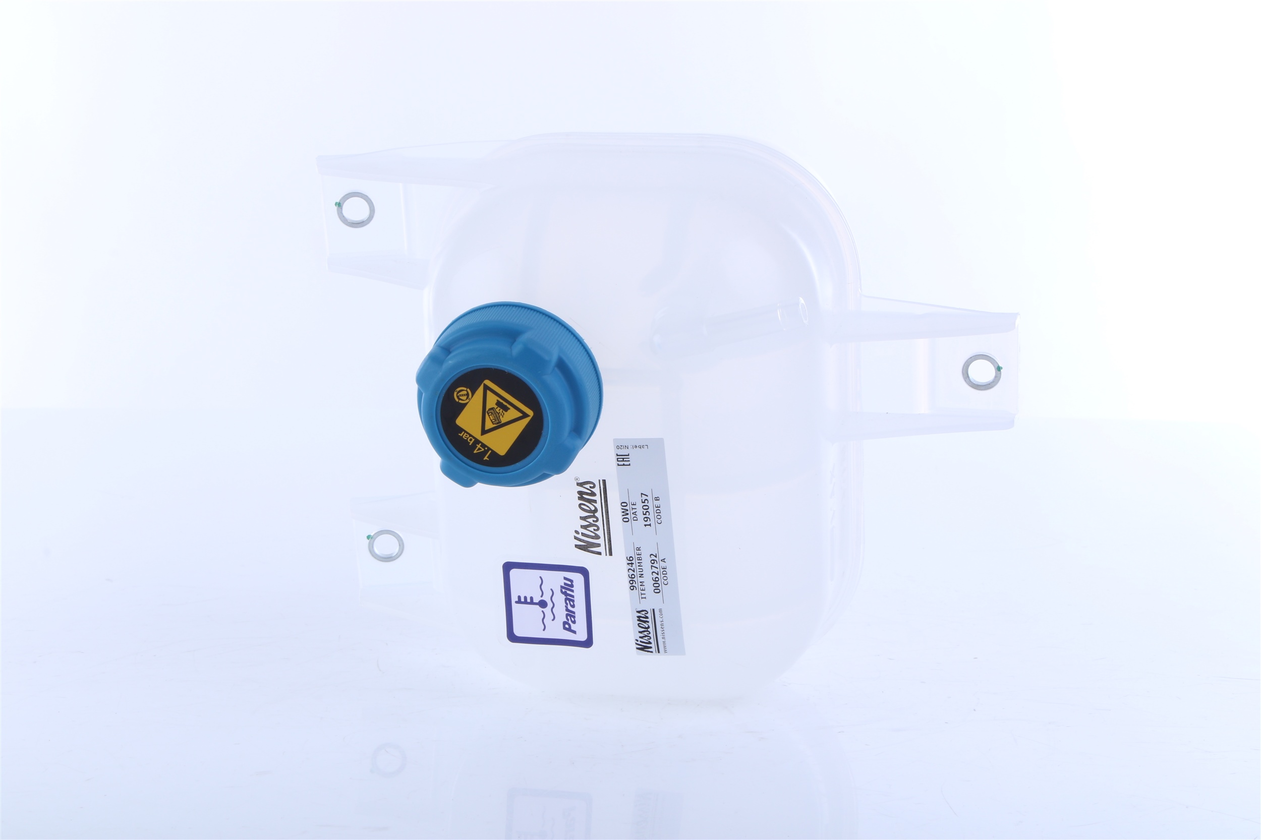 NISSENS 996246 prix Vase d'expansion FIAT Doblo II Van / Break (263)