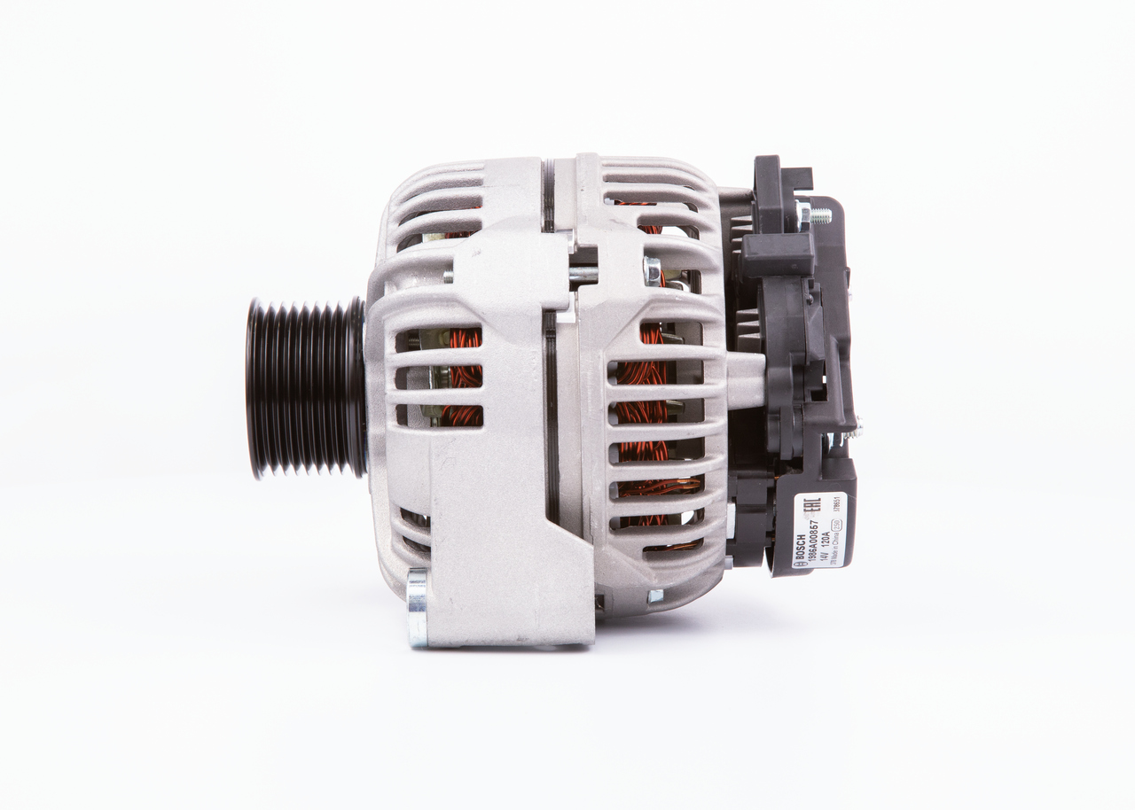 BOSCH 14V, 120A, D+(M5), B+(M8), exkl. vakumpump, Ø 56,5 mm Dynamo 1 986 A00 857 köp lågt pris