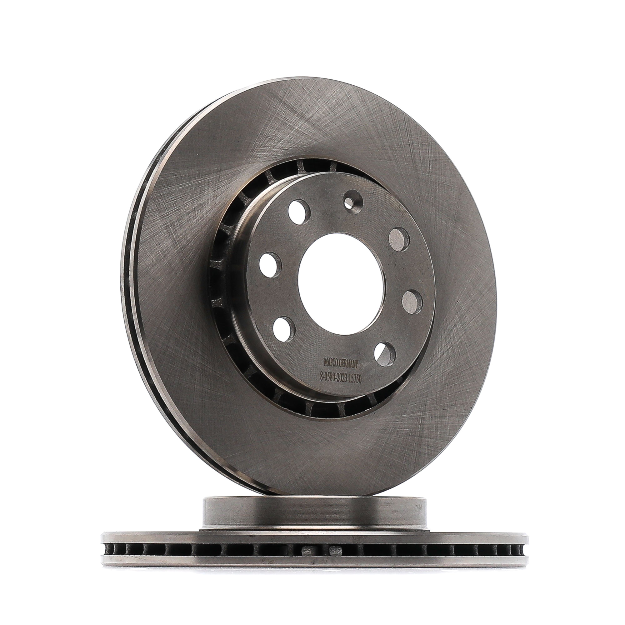 MAPCO 15750 Disque de frein Essieu avant, 256x20mm, 6x100, ventilé