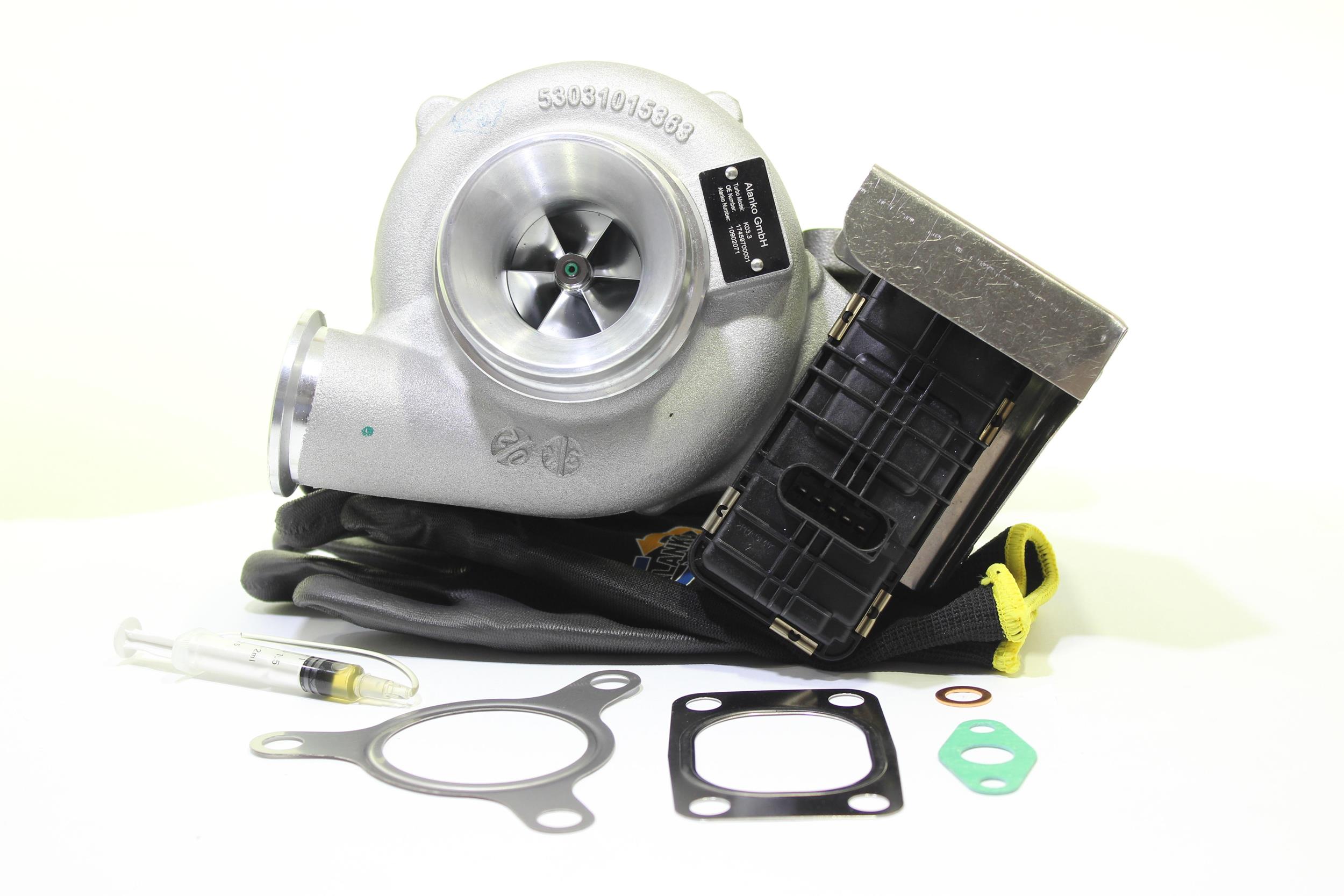 acheter ALANKO avec régulation d’air comprimé wastegate, refroidi à l'huile, électrique, y compris Jeu de joints d’étanchéité, avec matériel de montage/fixation 17459700001 Turbocompresseur 10902071 à un bon prix