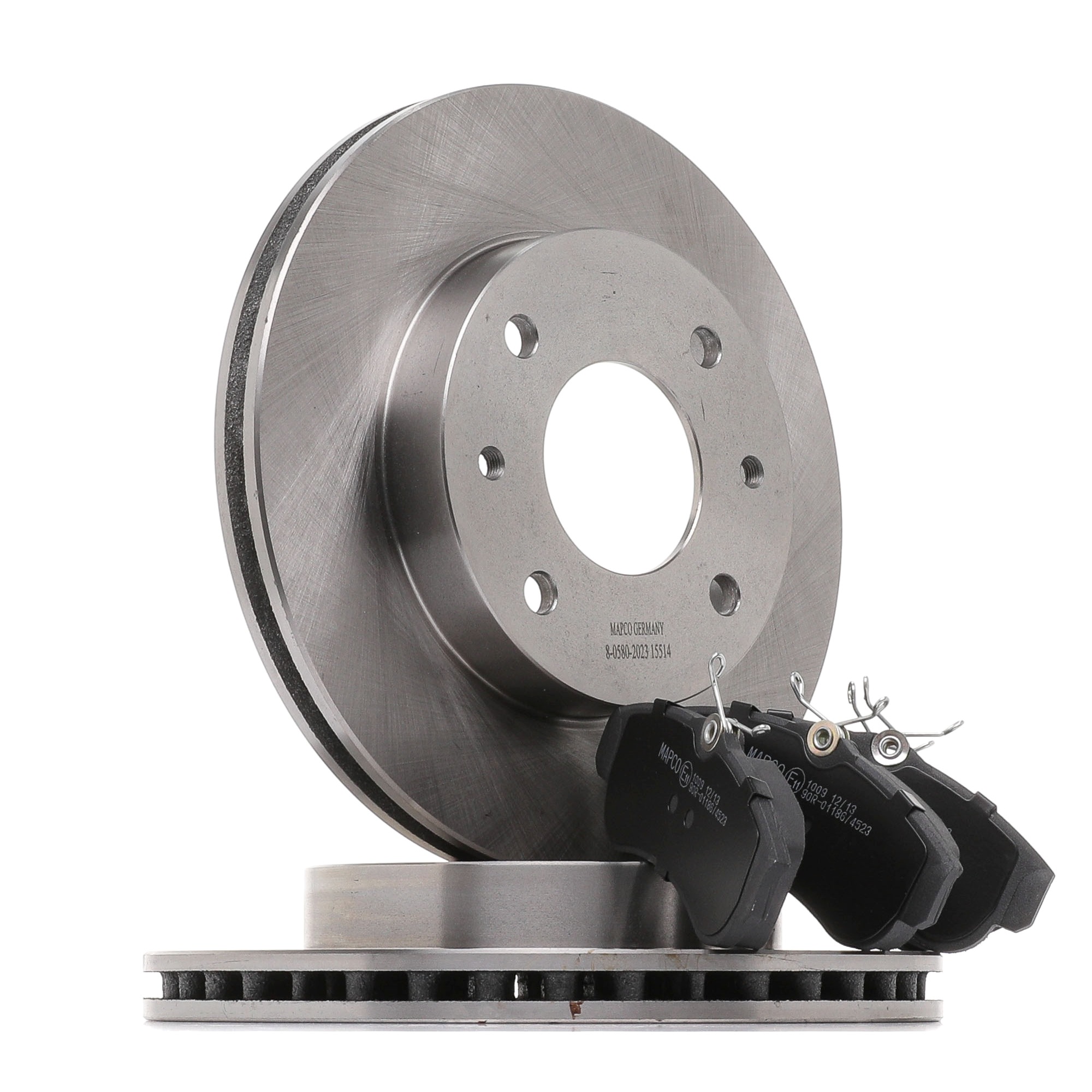 MAPCO Vorderachse, Belüftet Ø: 257mm, Bremsscheibendicke: 22, 16,7mm Bremsenset 47503 online kaufen