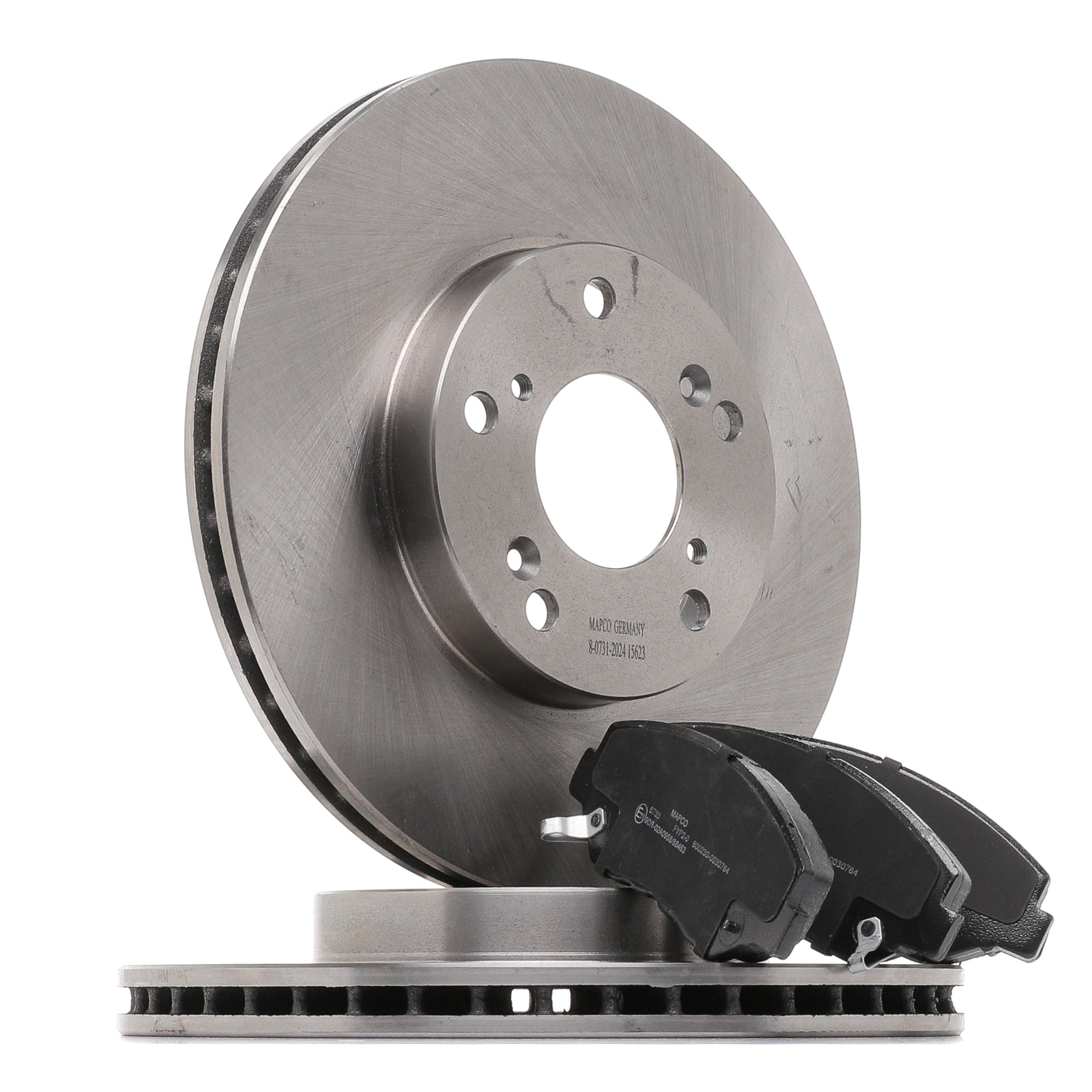 MAPCO Vorderachse, Belüftet Ø: 282mm, Bremsscheibendicke: 23mm Bremsenset 47603 online kaufen