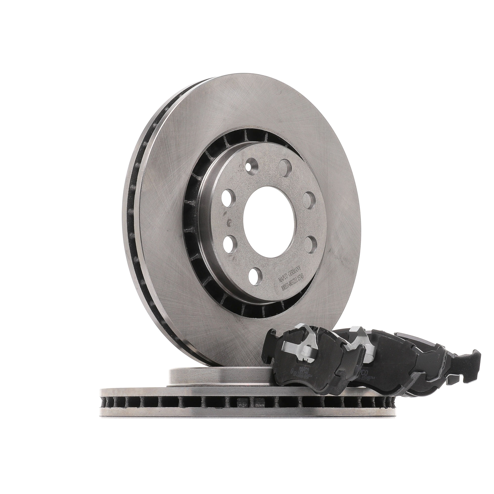 MAPCO 47753 OPEL ASTRA 2001 Bremsen-Set