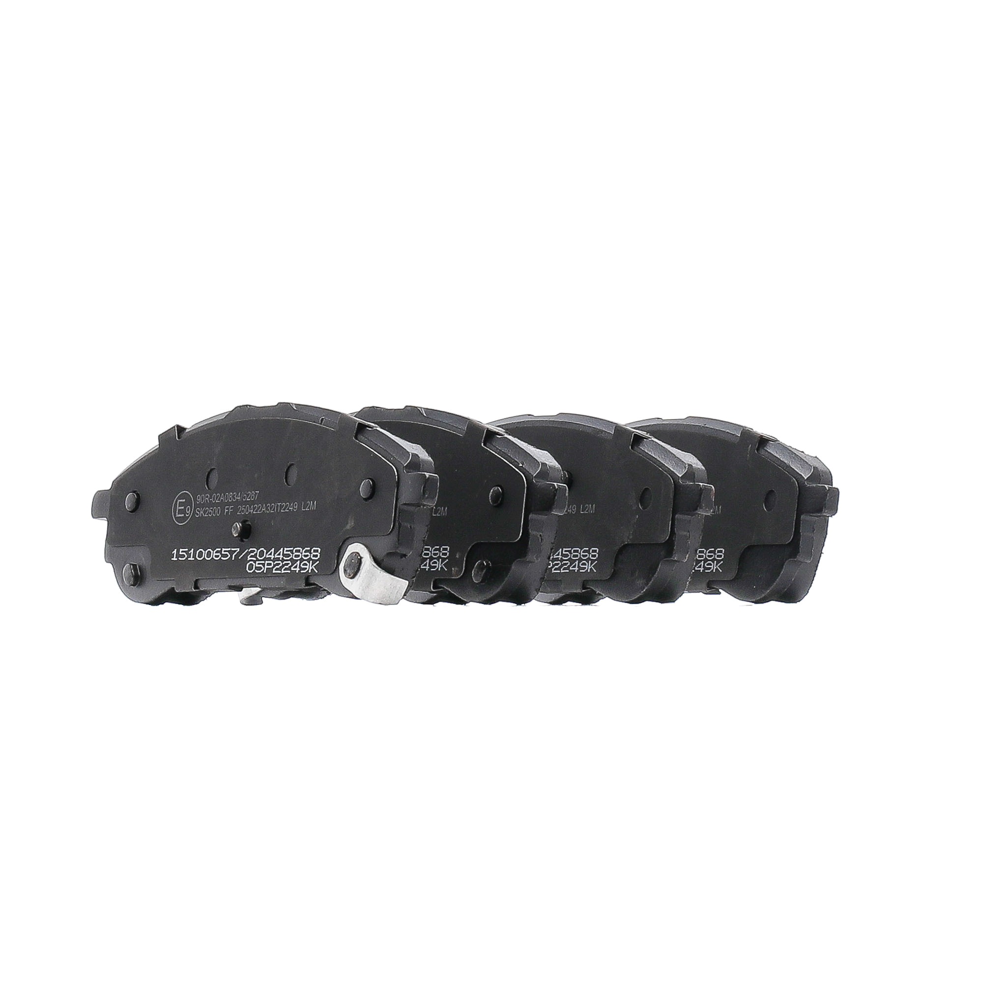 RIDEX 402B2058 Kit pastiglie freni con segnalatore acustico usura
