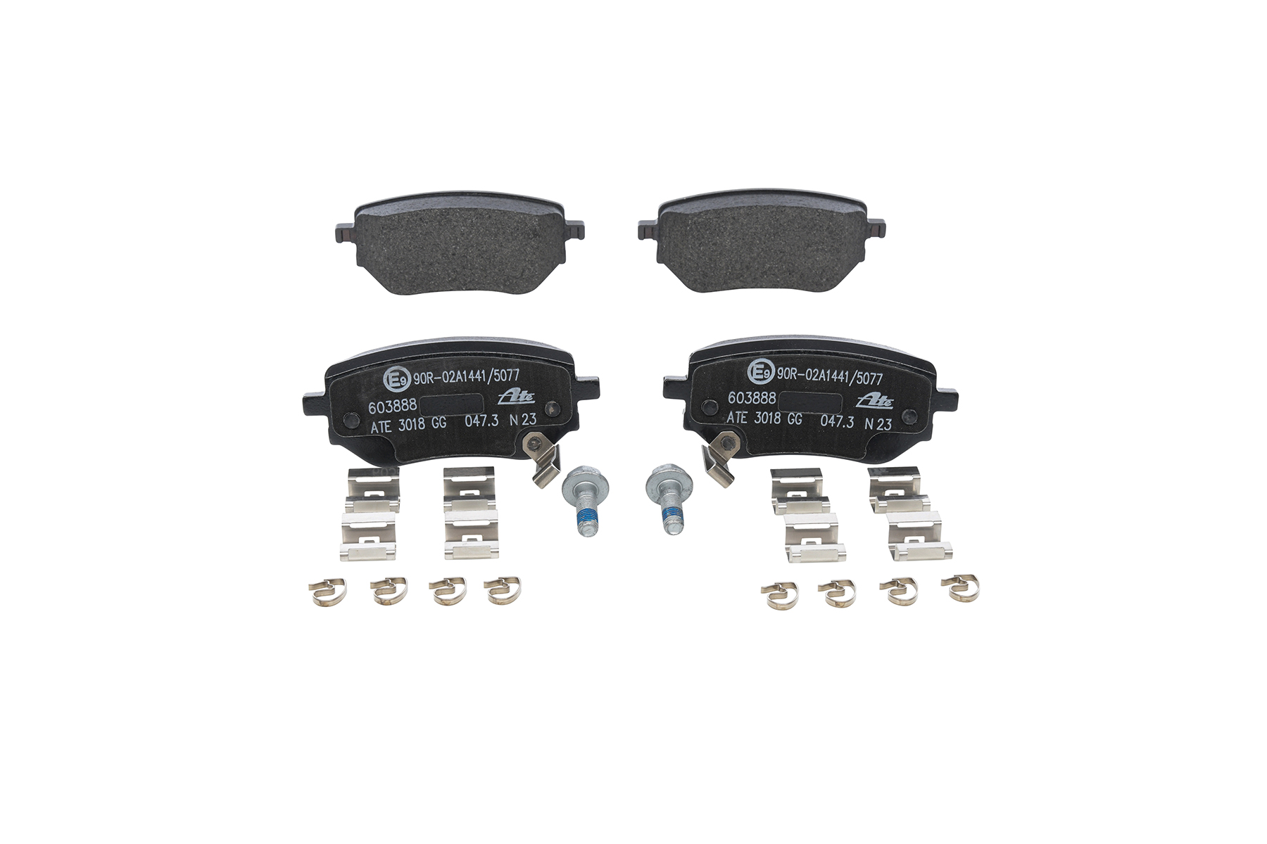 Mercedes-Benz X-Class Brake components parts - Brake pad set ATE 13.0460-3888.2