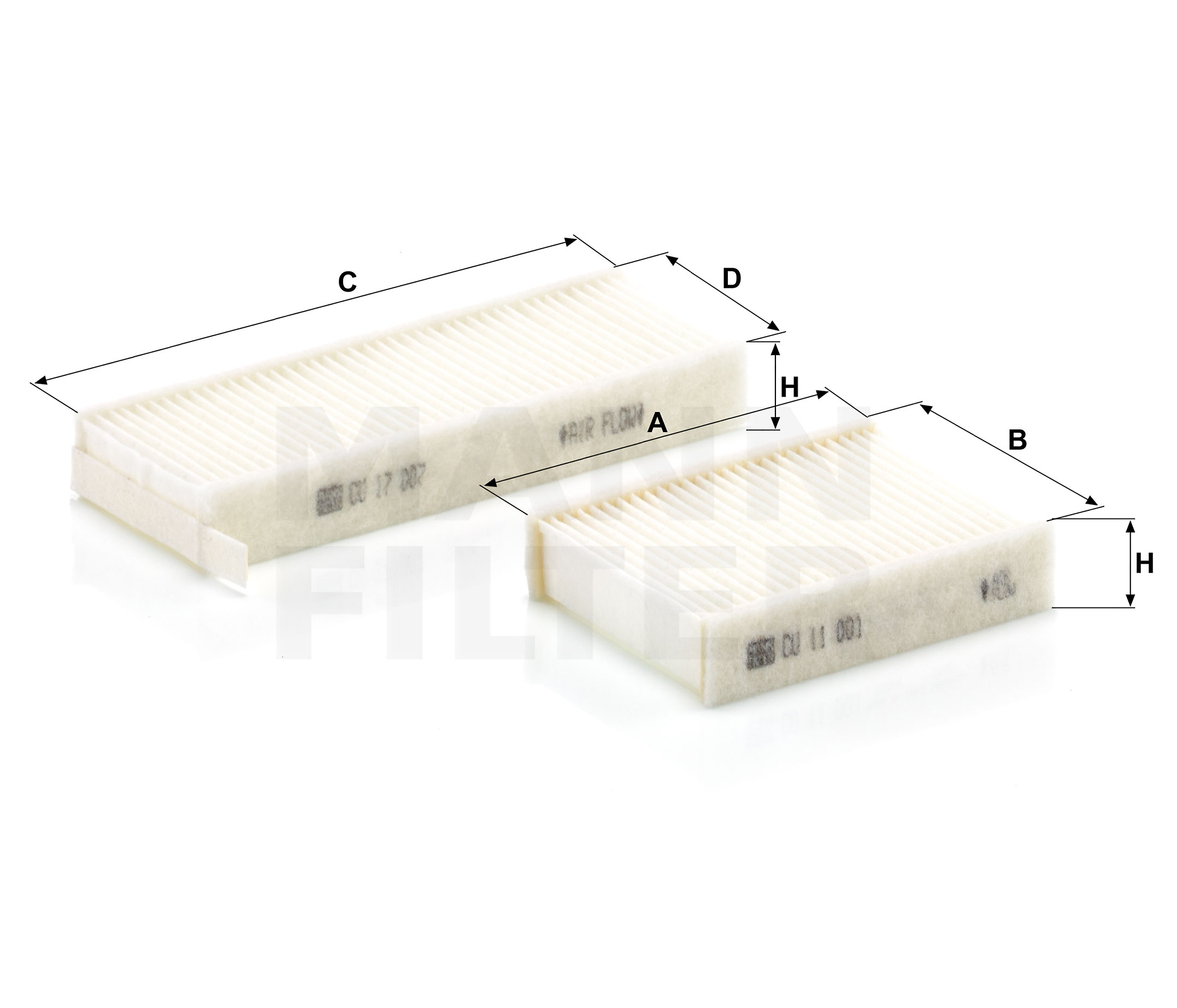 CU 17 009-2 MANN-FILTER Innenraumfilter für DAF online bestellen