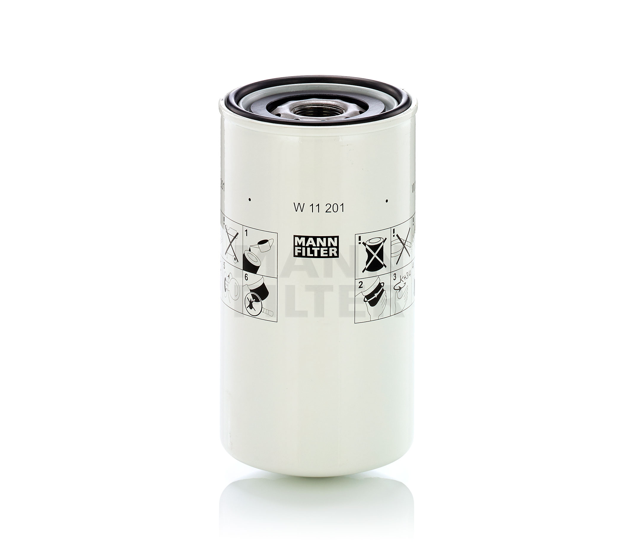 MANN-FILTER 108 mm Filter, operating hydraulics W 11 201 buy