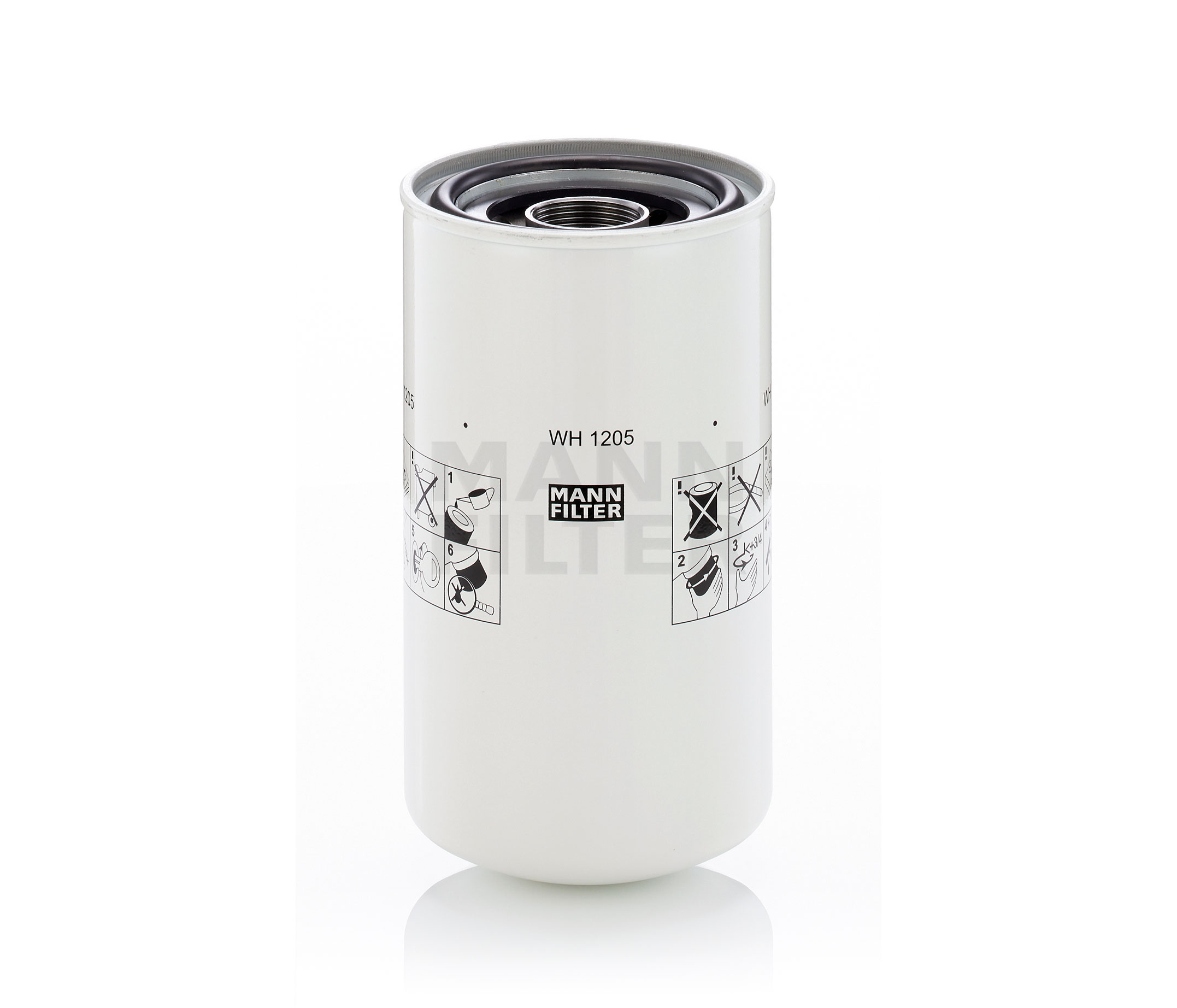 MANN-FILTER 125 mm Filter, operating hydraulics WH 1205 buy