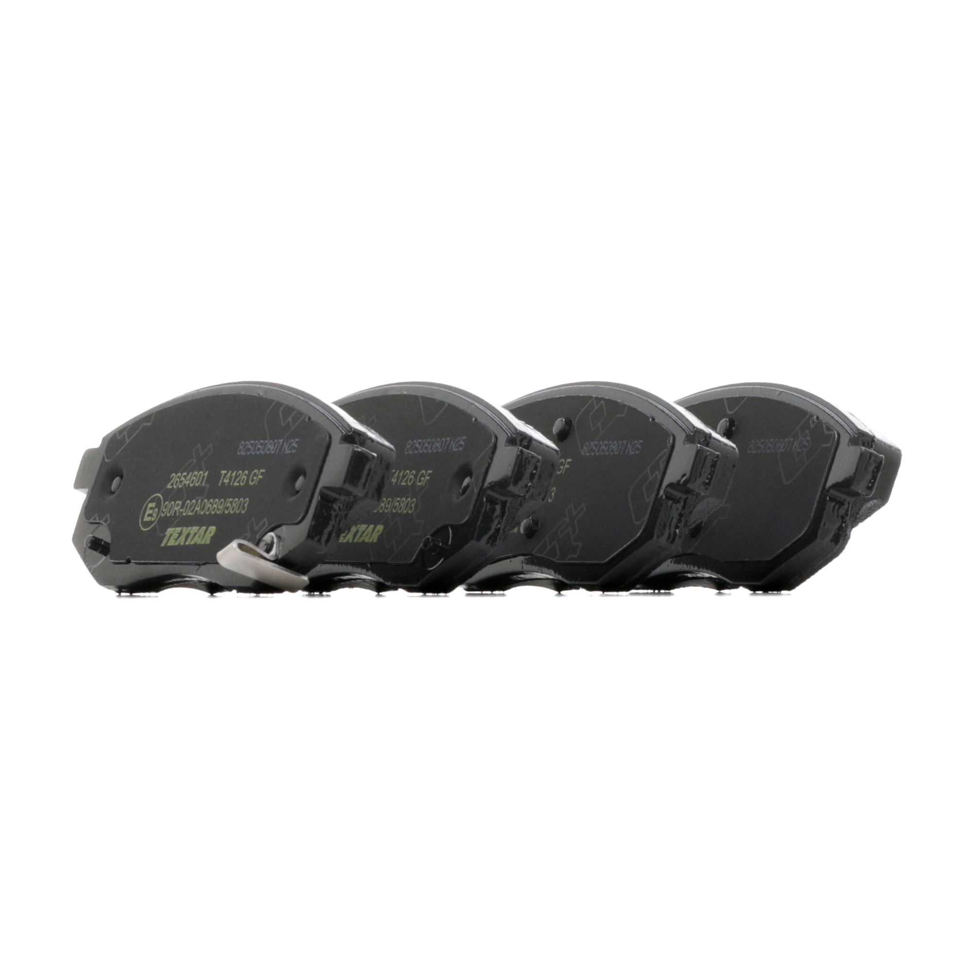 26546 TEXTAR with acoustic wear warning Height: 46,5mm, Width: 112,3mm, Thickness: 16,6mm Brake pads 2654601 buy