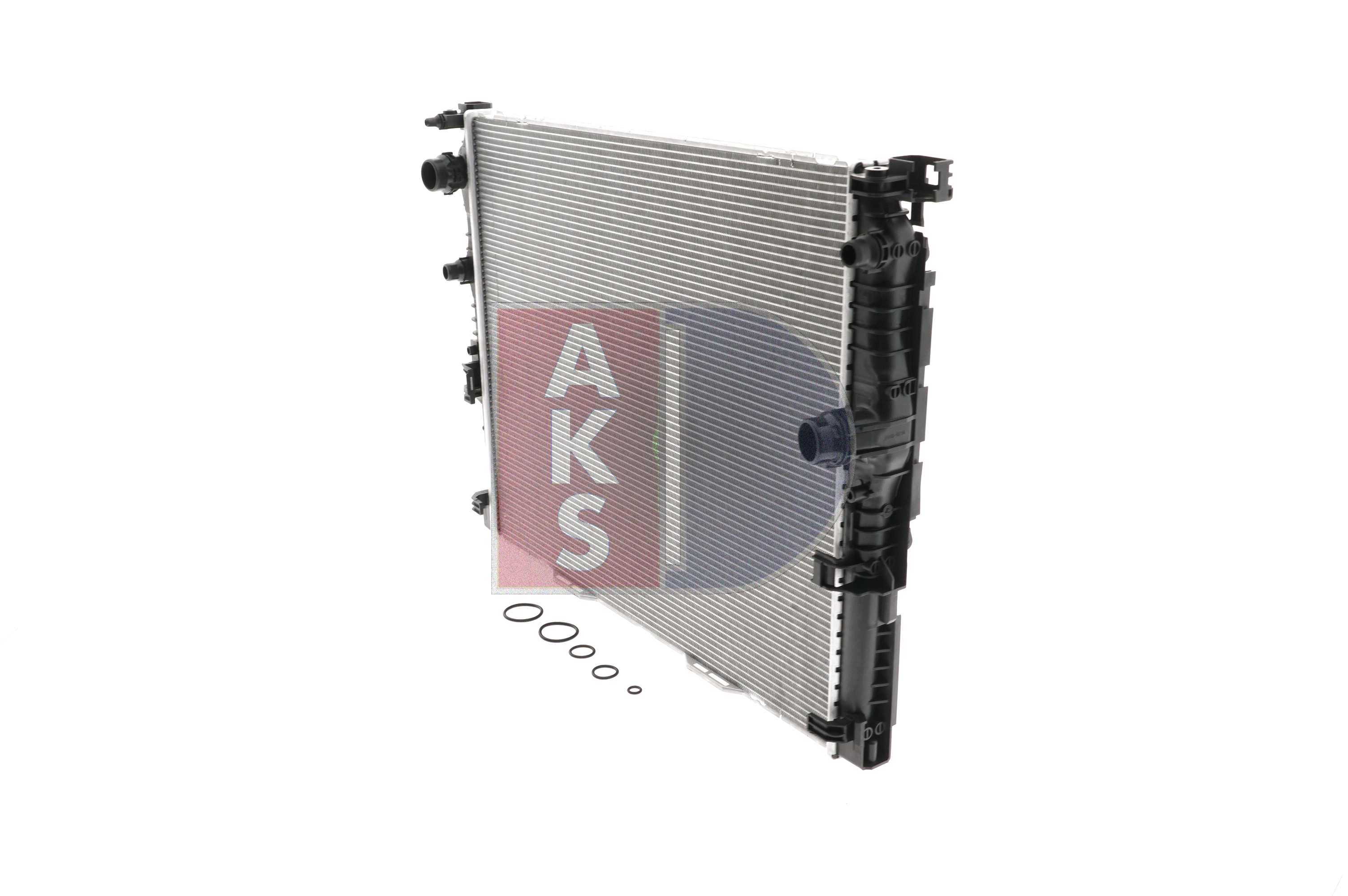 AKS DASIS Aluminium, 628 x 530 x 28 mm, Brazed cooling fins Radiator 050133N buy