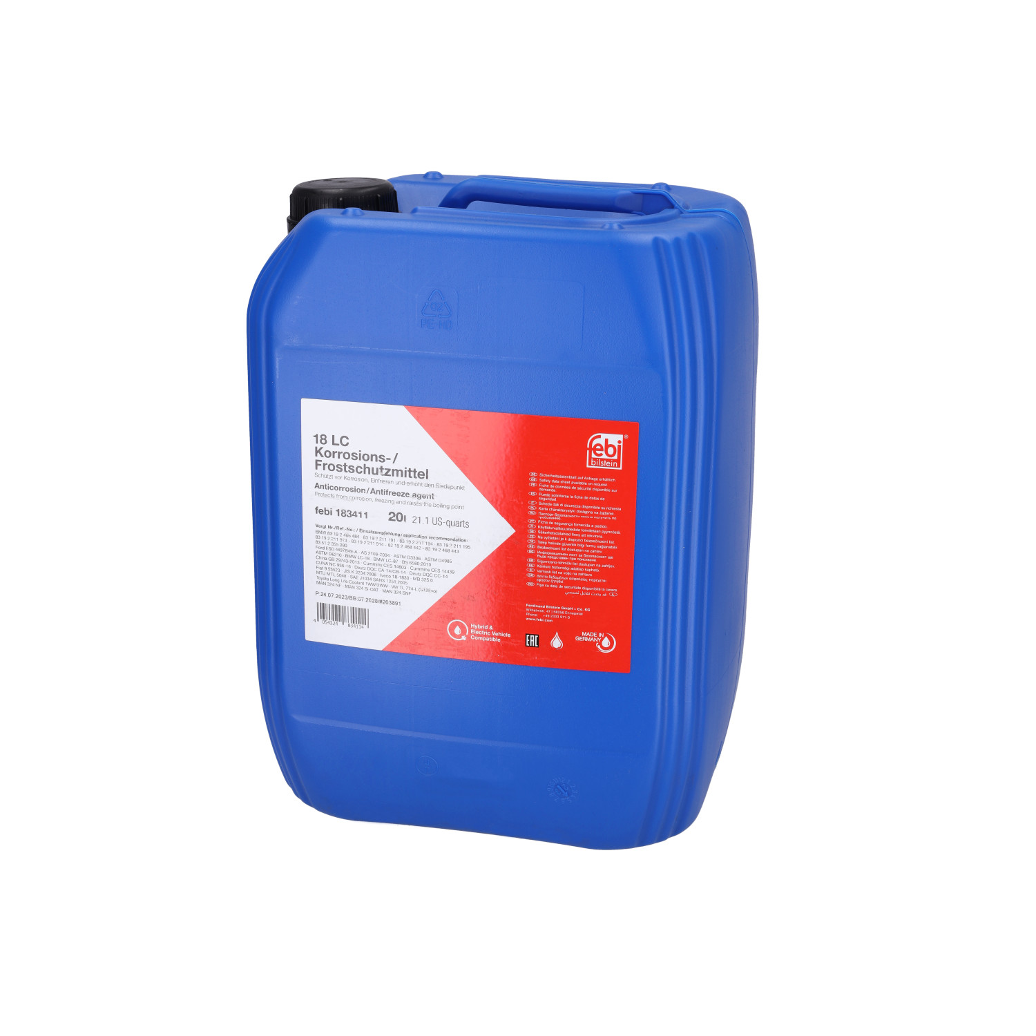 FEBI BILSTEIN 183411 Antifreeze green, VW TL-774 L, Capacity: 20l-image-20476826