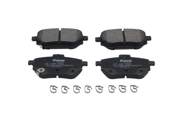 KAVO PARTS with acoustic wear warning Height: 49,6mm, Width: 99mm, Thickness: 14,5mm Brake pads KBP-10089 buy