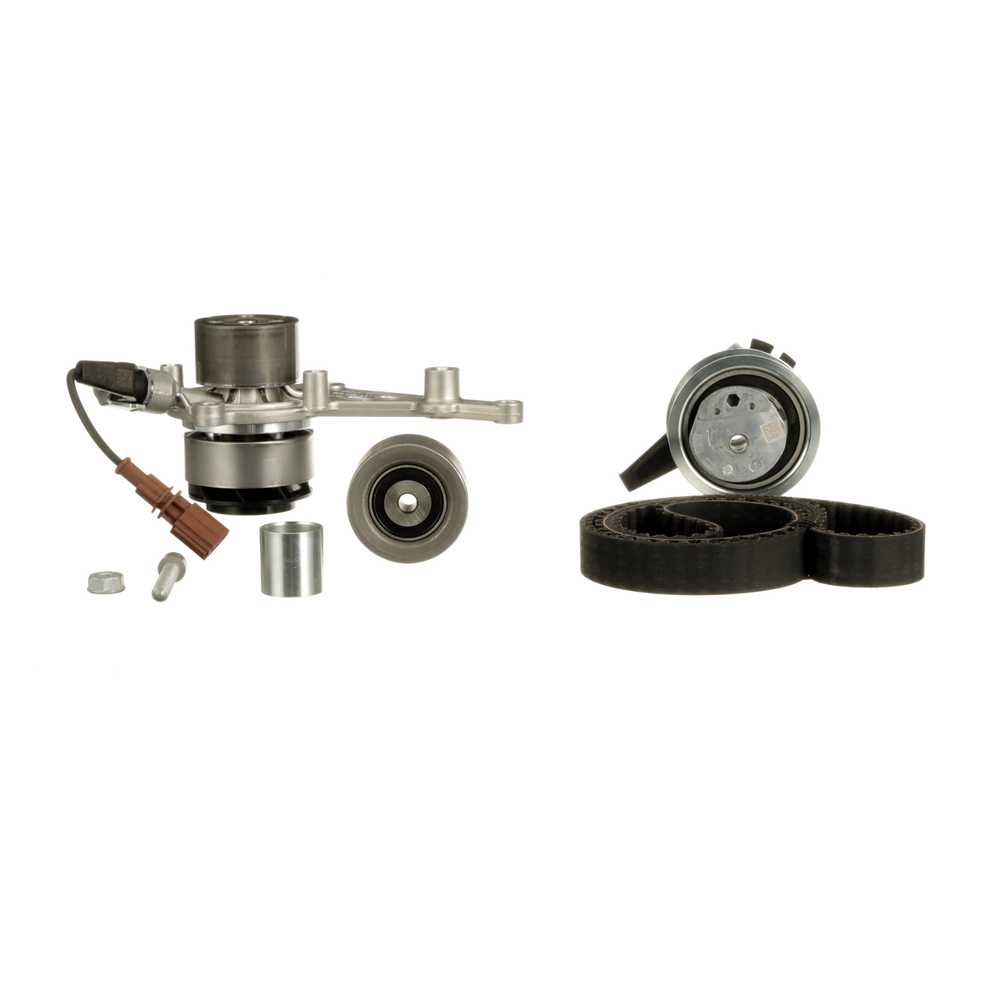 GATES KP15695XS-1 Water pump and timing belt kit with water pump, with integrated disabling contact, switchable water pump