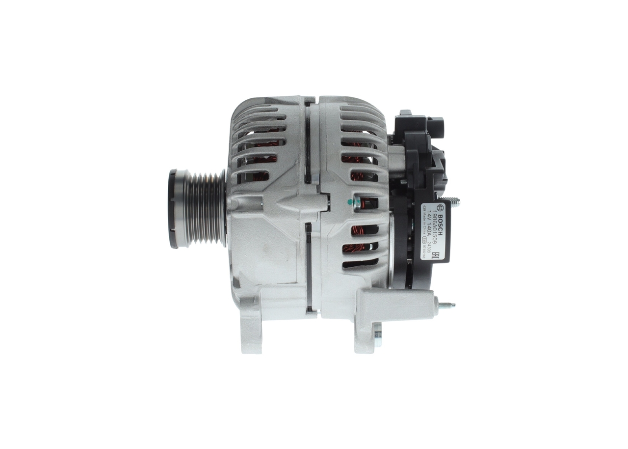 ALT 14V 140A (R) BOSCH Generator 1 986 A01 509 14V, 140A, B+(M8), 166, exkl. Vakuumpumpe, Ø 50 mm