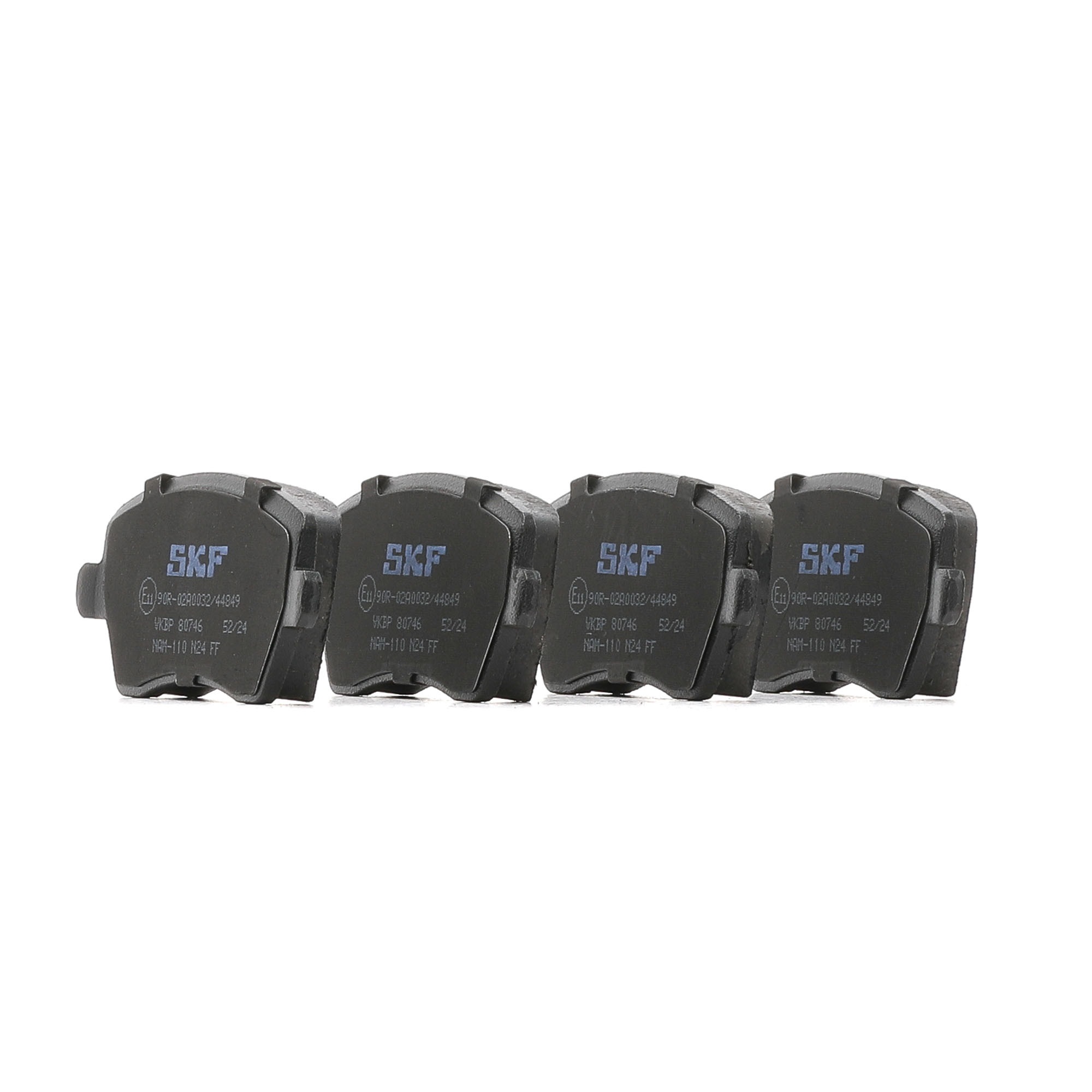 23973 VKBP80746 Brake pad set SKF 8.200.432.336 OPEL