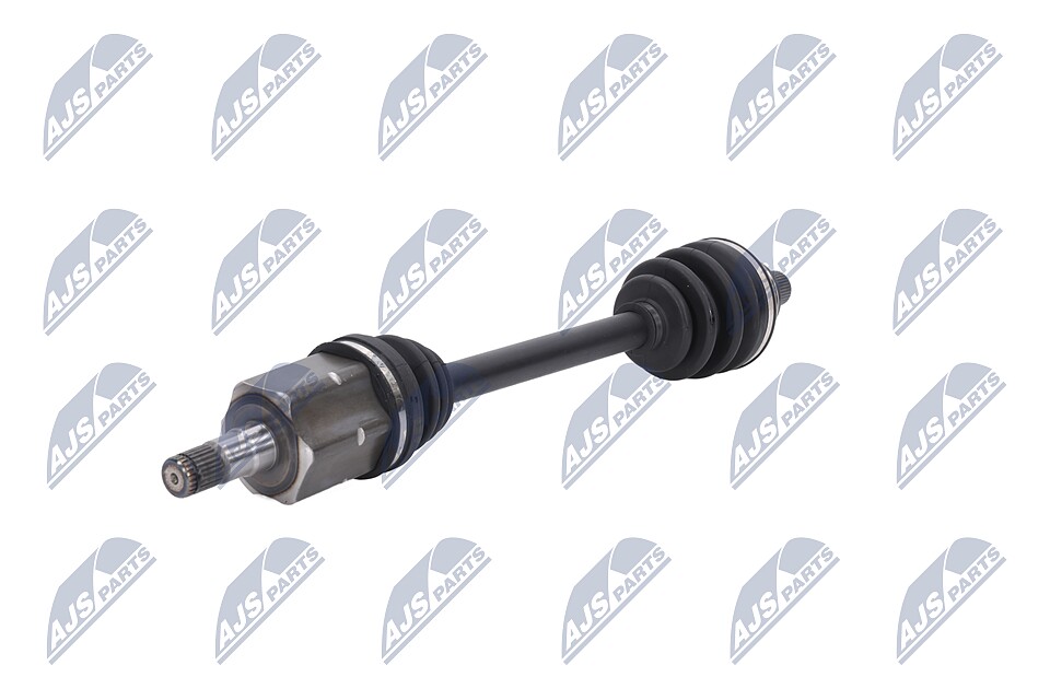 NTY Etuakseli, vasen, 599mm, Automaattivaihteisto Pituus: 599mm, Ulkohammastus, pyöränpuoli: 36 Vetoakseli NPW-VW-192