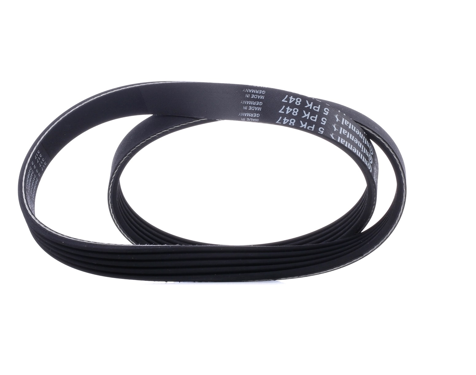 Image of CONTITECH V-ribbed belt FORD,RENAULT,FIAT 5PK847 5750C4,5750H5,5750TQ Serpentine belt,Auxiliary belt,Poly V-belt,Ribbed belt,Multi V-belt,Poly belt