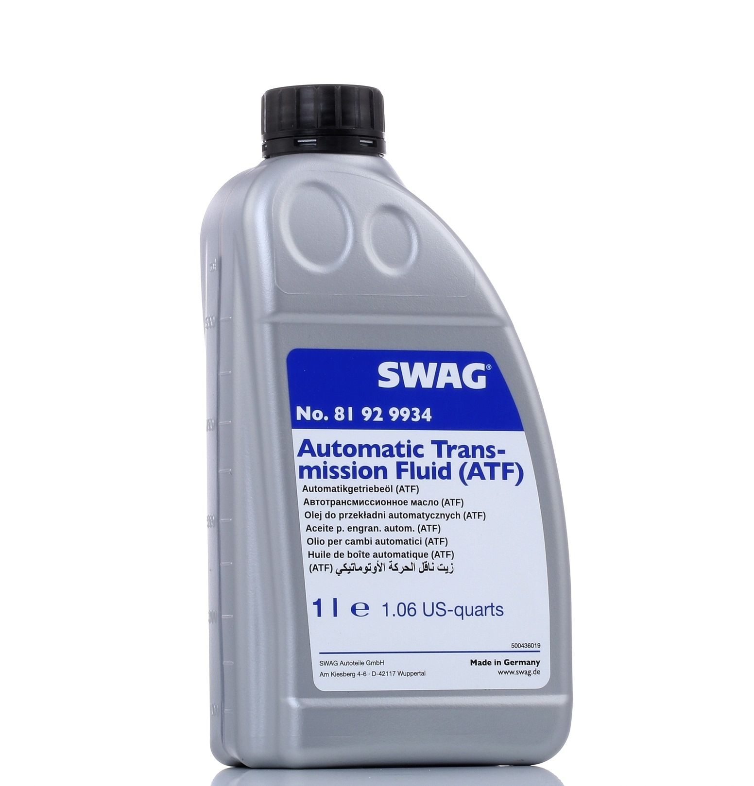 Image of SWAG Automatic Transmission Fluid VW,AUDI,BMW 81 92 9934 000000ATF6,30713828,30713828SK ATF,Automatic Transmission Oil,Oil, automatic transmission,TF3