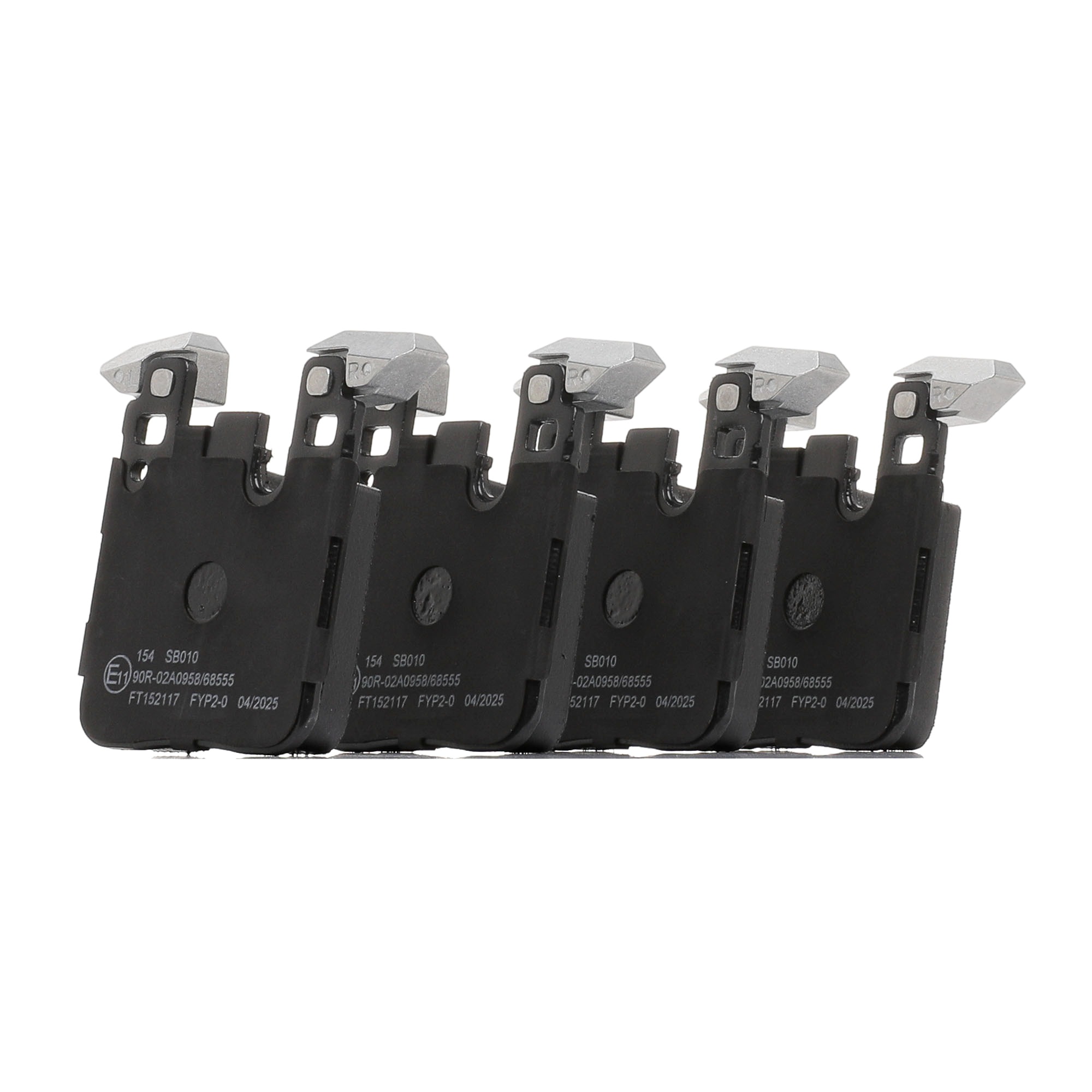 231-02-154 Brake pad set ABAKUS 3421 6887 576 FIAT