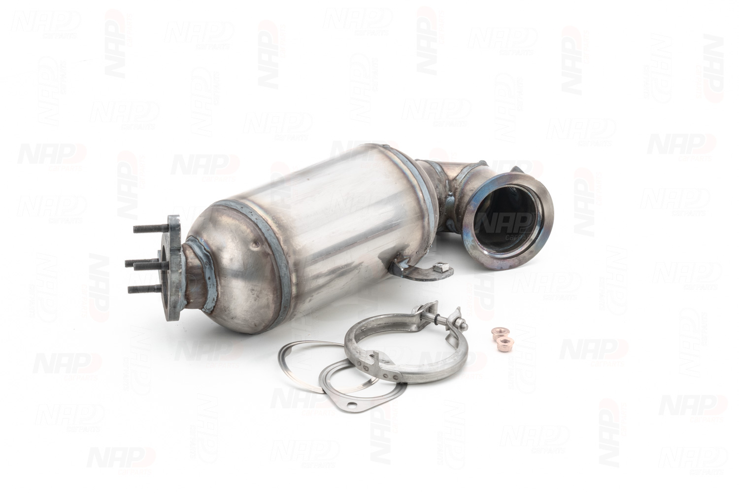 Pirkt CAK11530 NAP carparts Euro 6, ar piebūvēšanas/stiprināšanas materiāliem, Garums: 460 mm Katalizators CAK11530 lēti