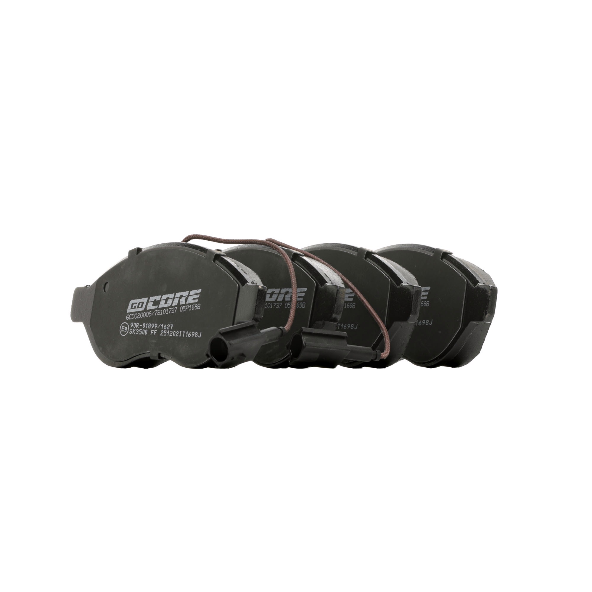 goCORE GCD020006 Brzdové platničky lacné v eshop