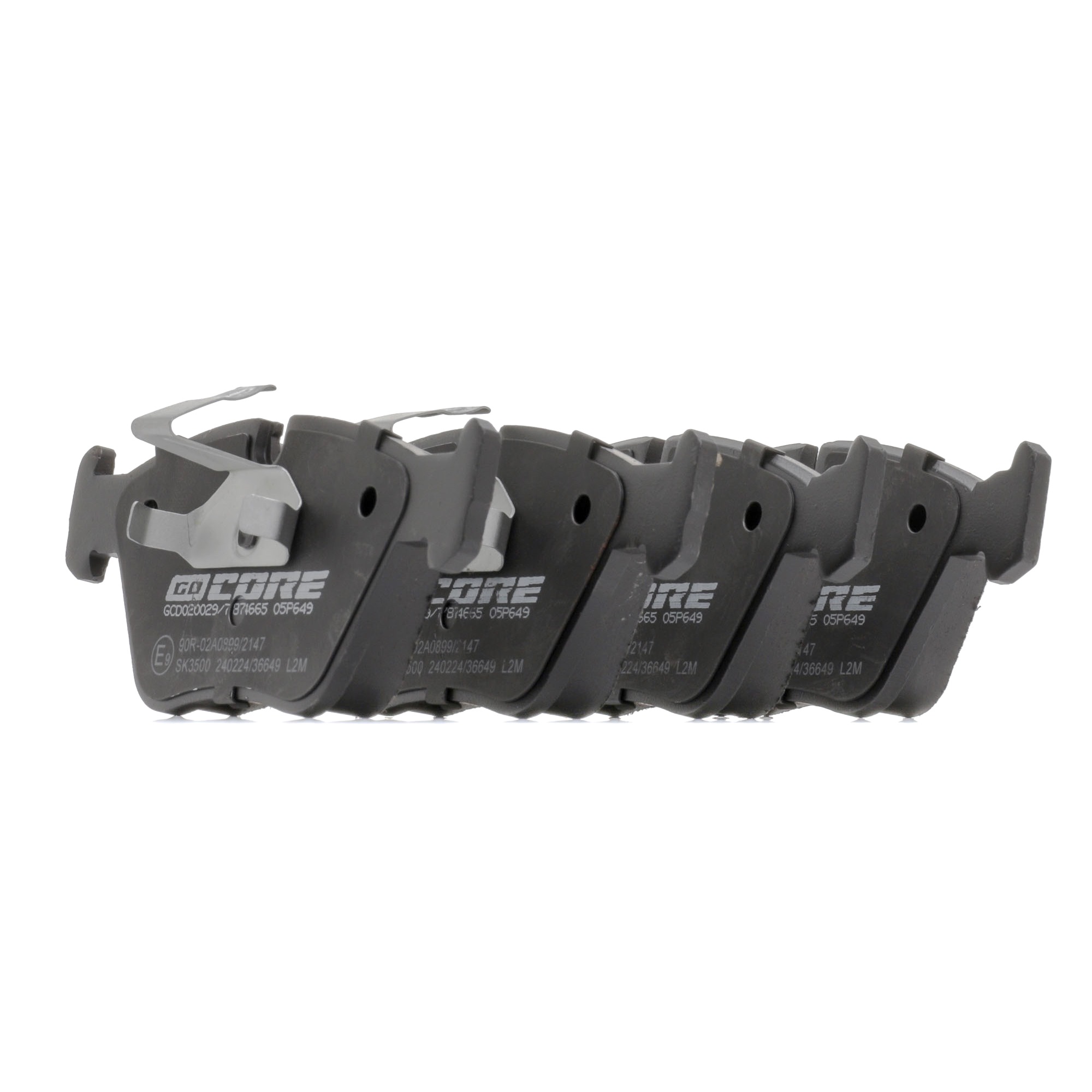GCD020029 Brake pad set goCORE 3411 1163 953 PORSCHE