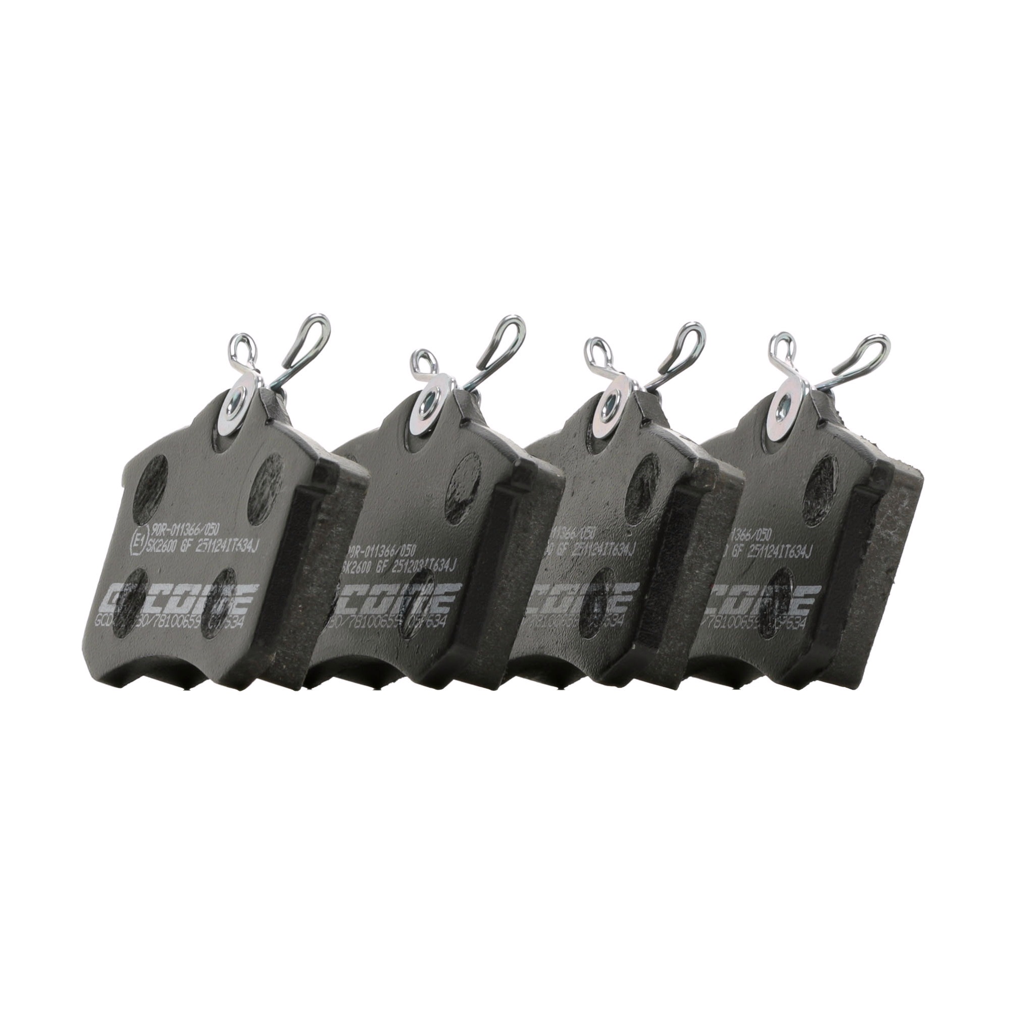 goCORE GCD020030 Brake pad set Rear Axle, not prepared for wear warning indicator