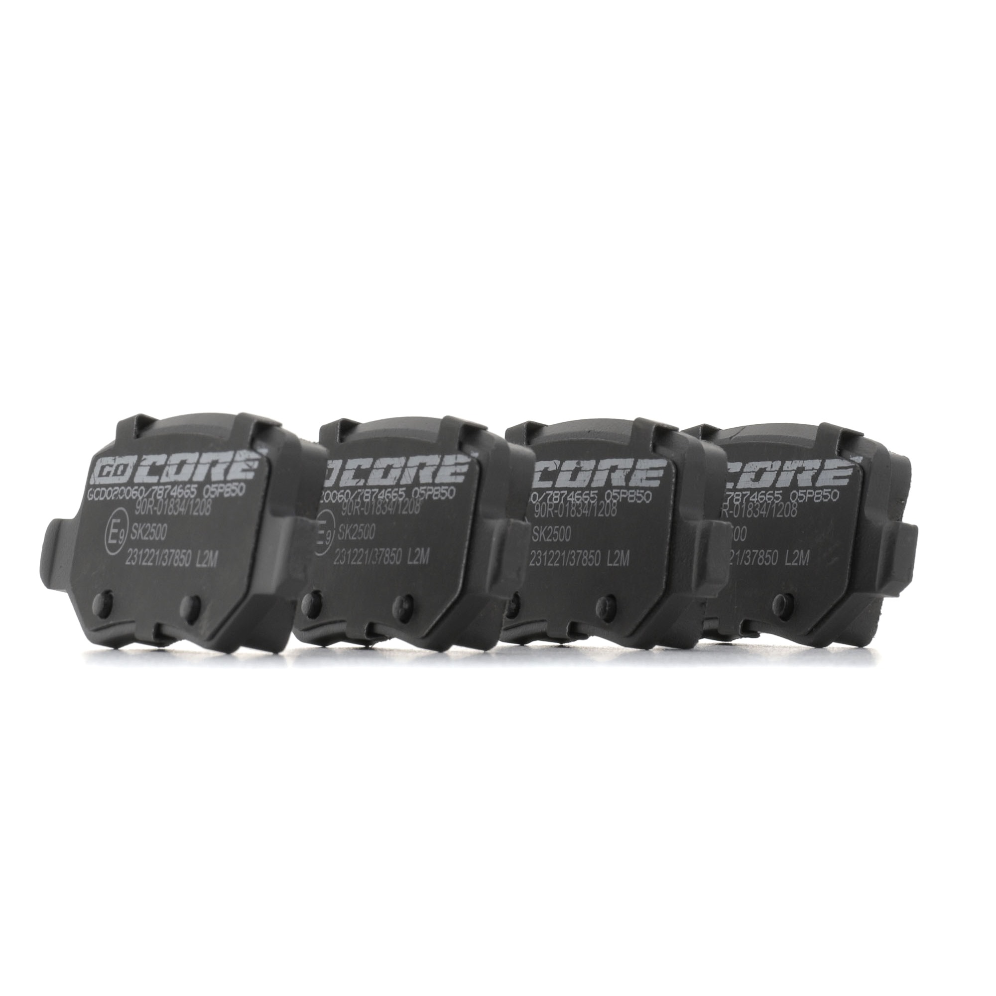 goCORE GCD020060 Brake pad set Rear Axle, not prepared for wear warning indicator