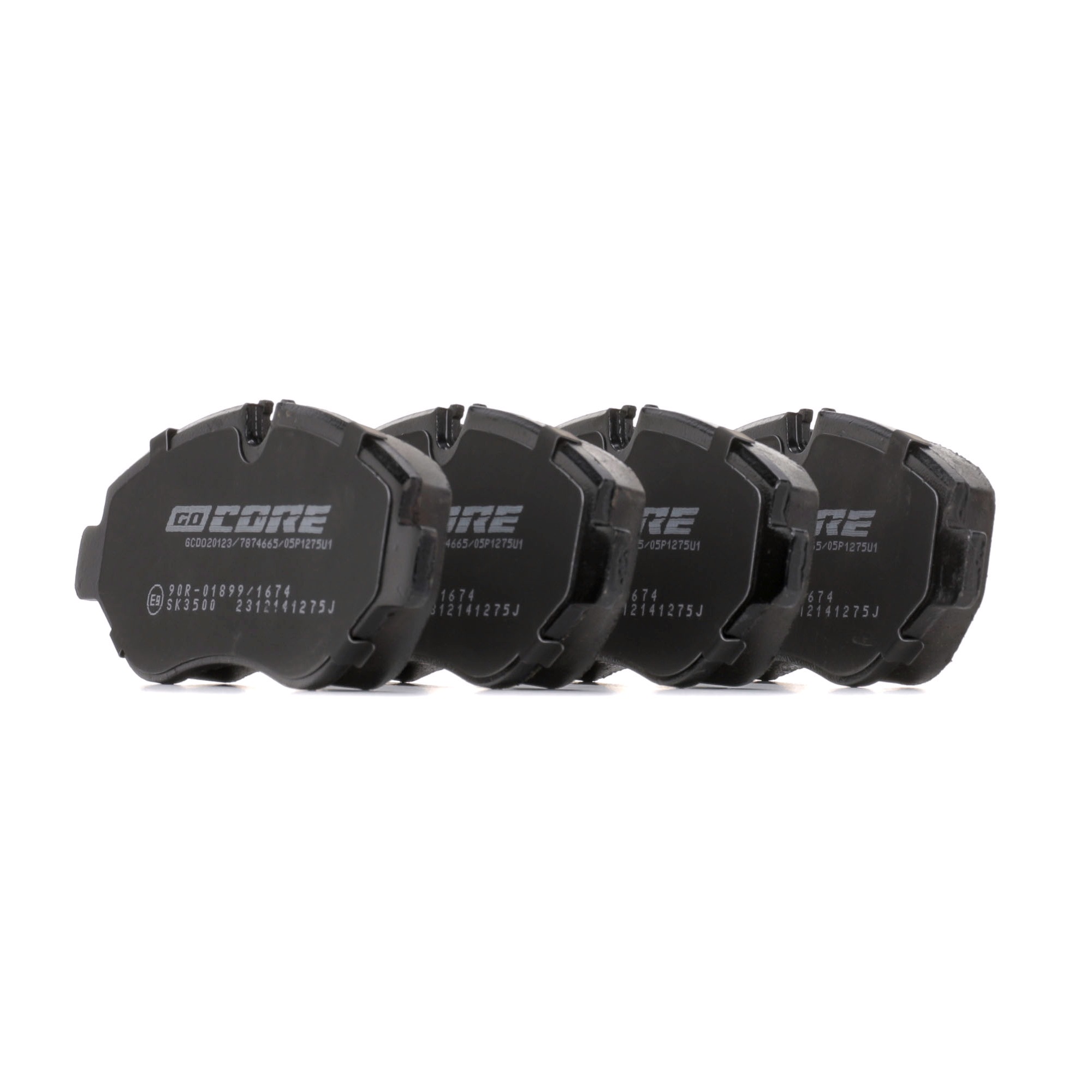 GCD020123 Brake pad set goCORE 2E0698151H+ PEUGEOT