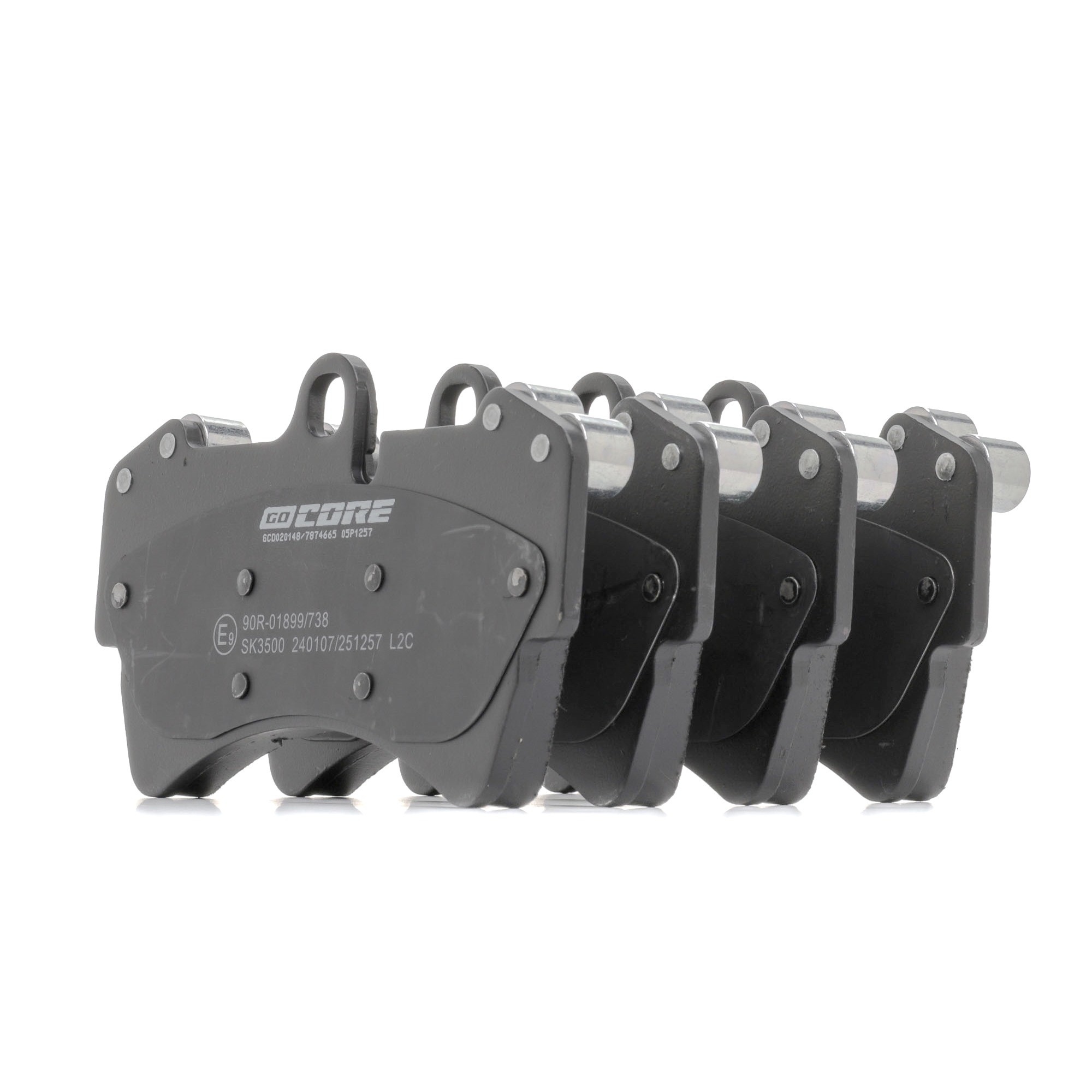 GCD020148 Brake pad set goCORE 7L0698151AG VW
