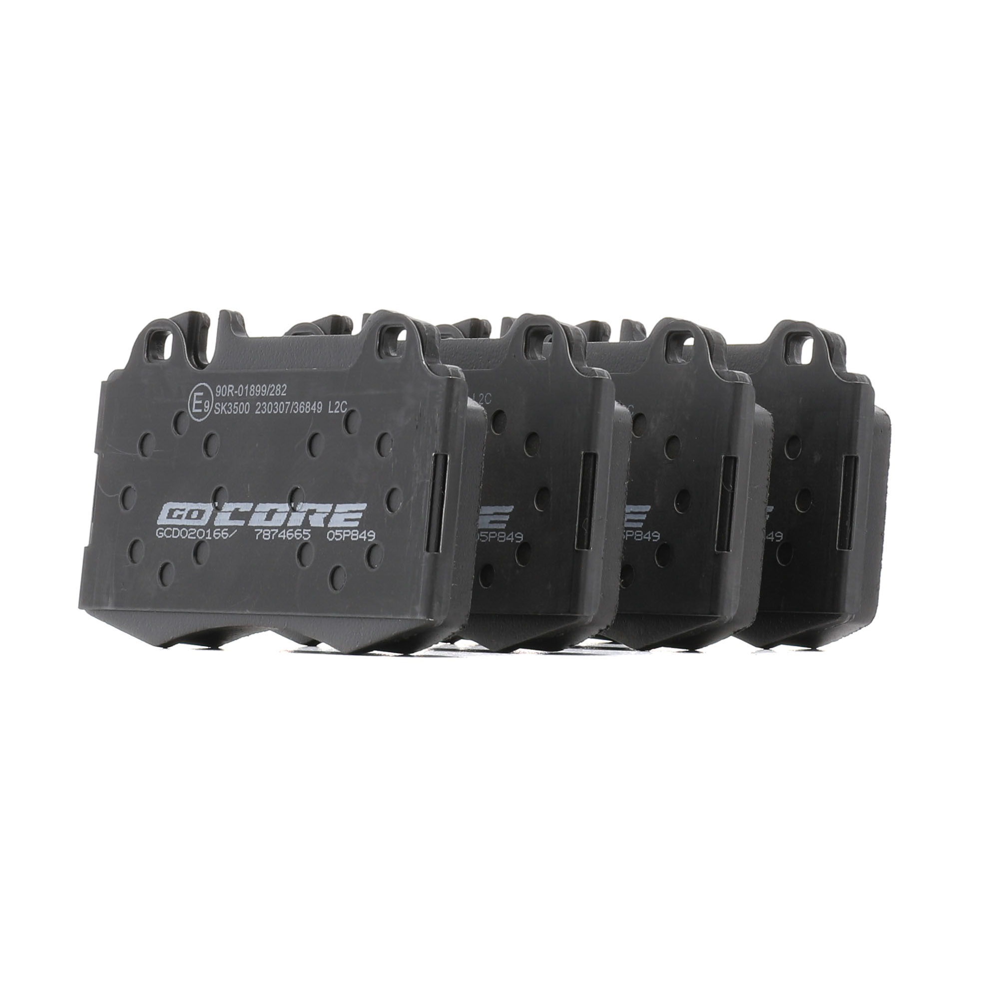 goCORE GCD020166 Plaquettes de frein préparé pour l'indicateur d'usure