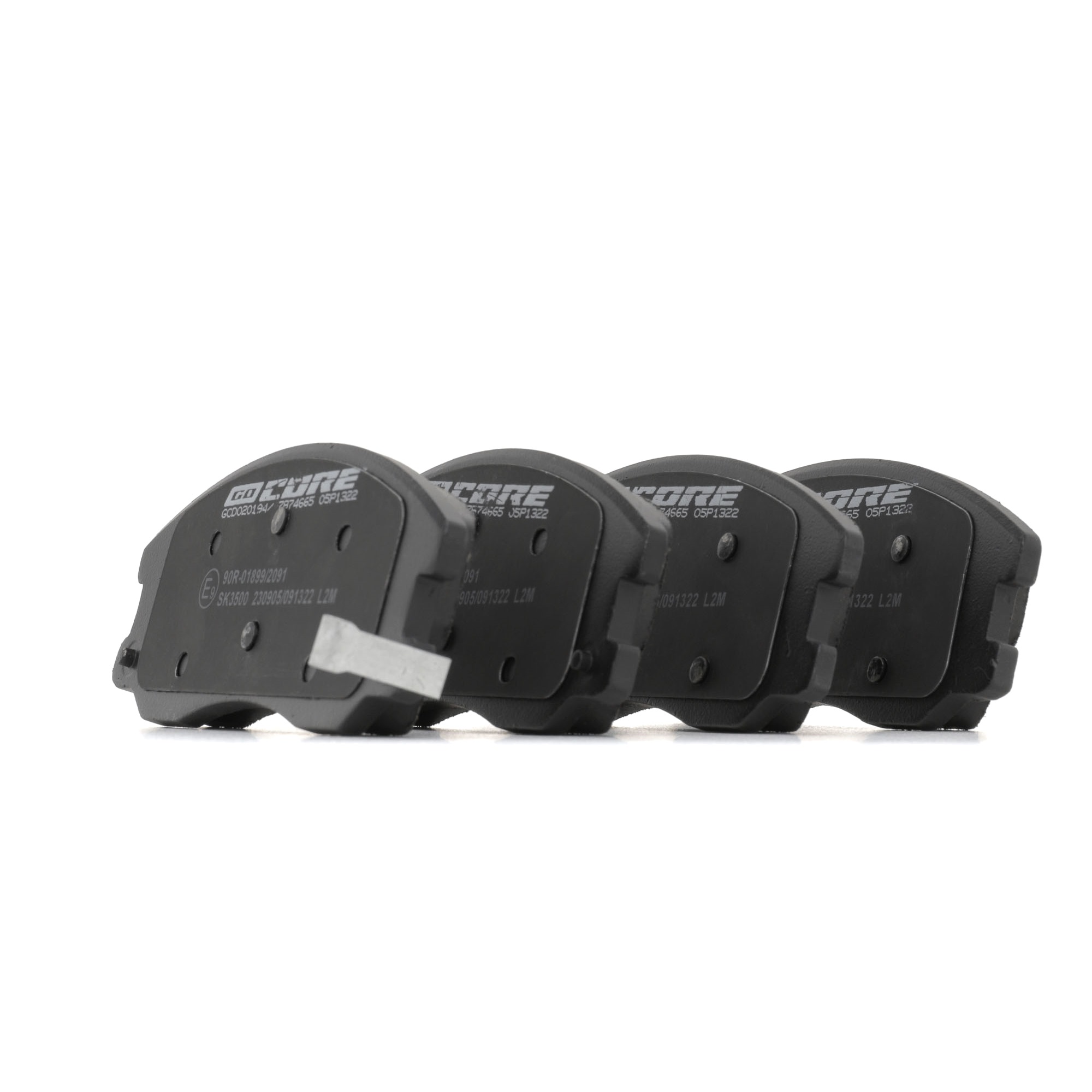 goCORE GCD020194 Plaquettes de frein avec indicateur d'usure