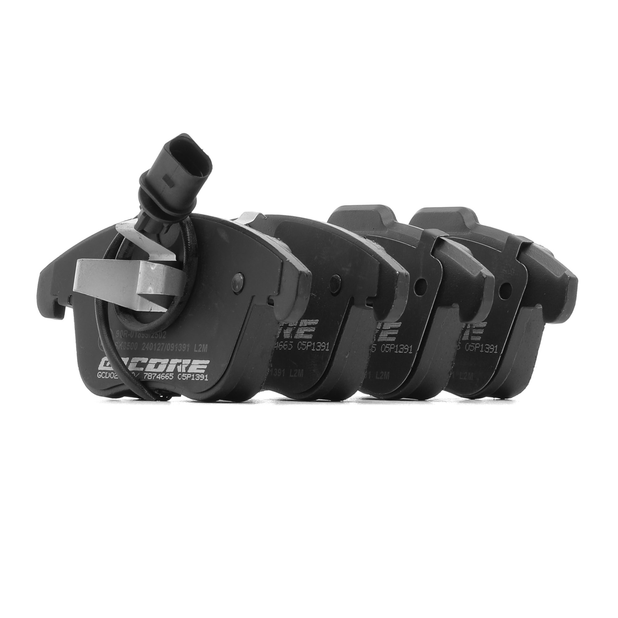 goCORE GCD020200 Bremsbeläge inkl. Verschleißwarnkontakt