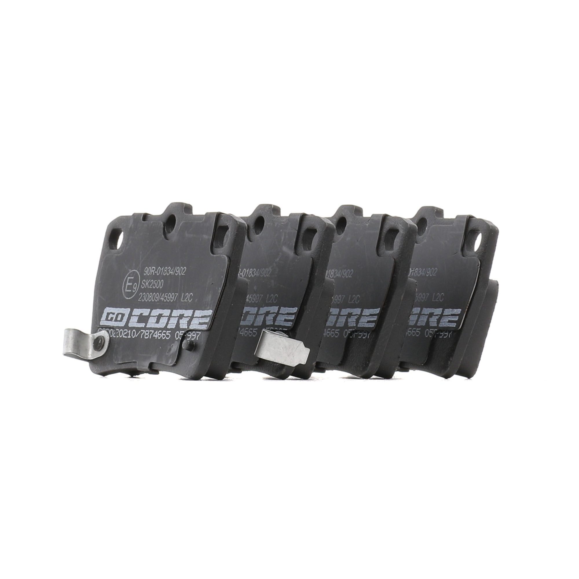 goCORE GCD020210 Bremsbeläge mit akustischer Verschleißwarnung