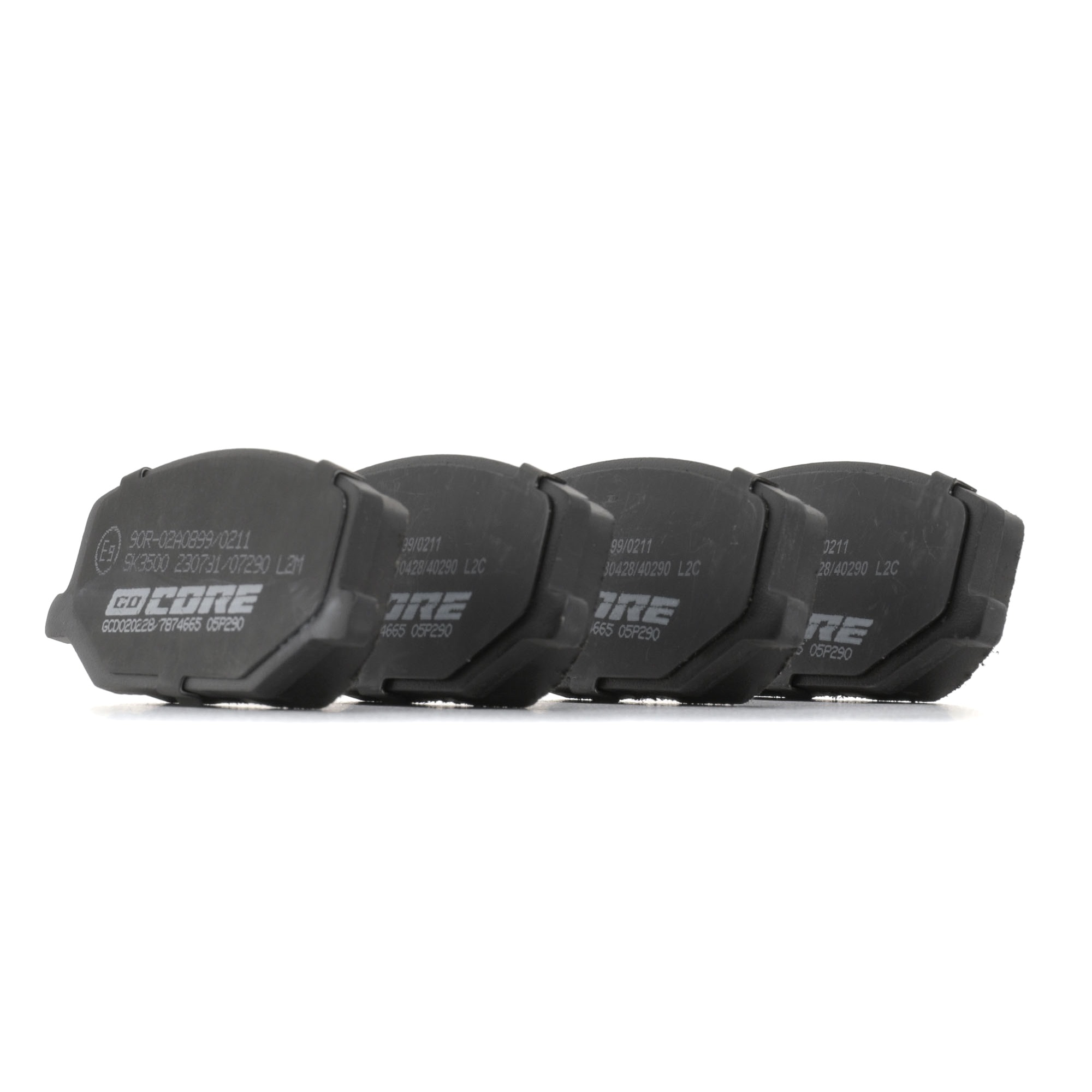 GCD020228 Brake pad set goCORE 1A123323Z AUDI