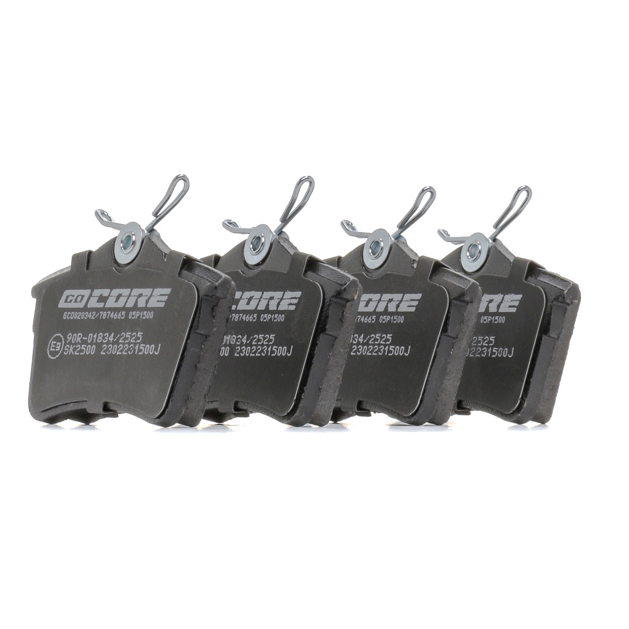 goCORE GCD020342 Remblokken Excl. slijtage waarschuwingscontact