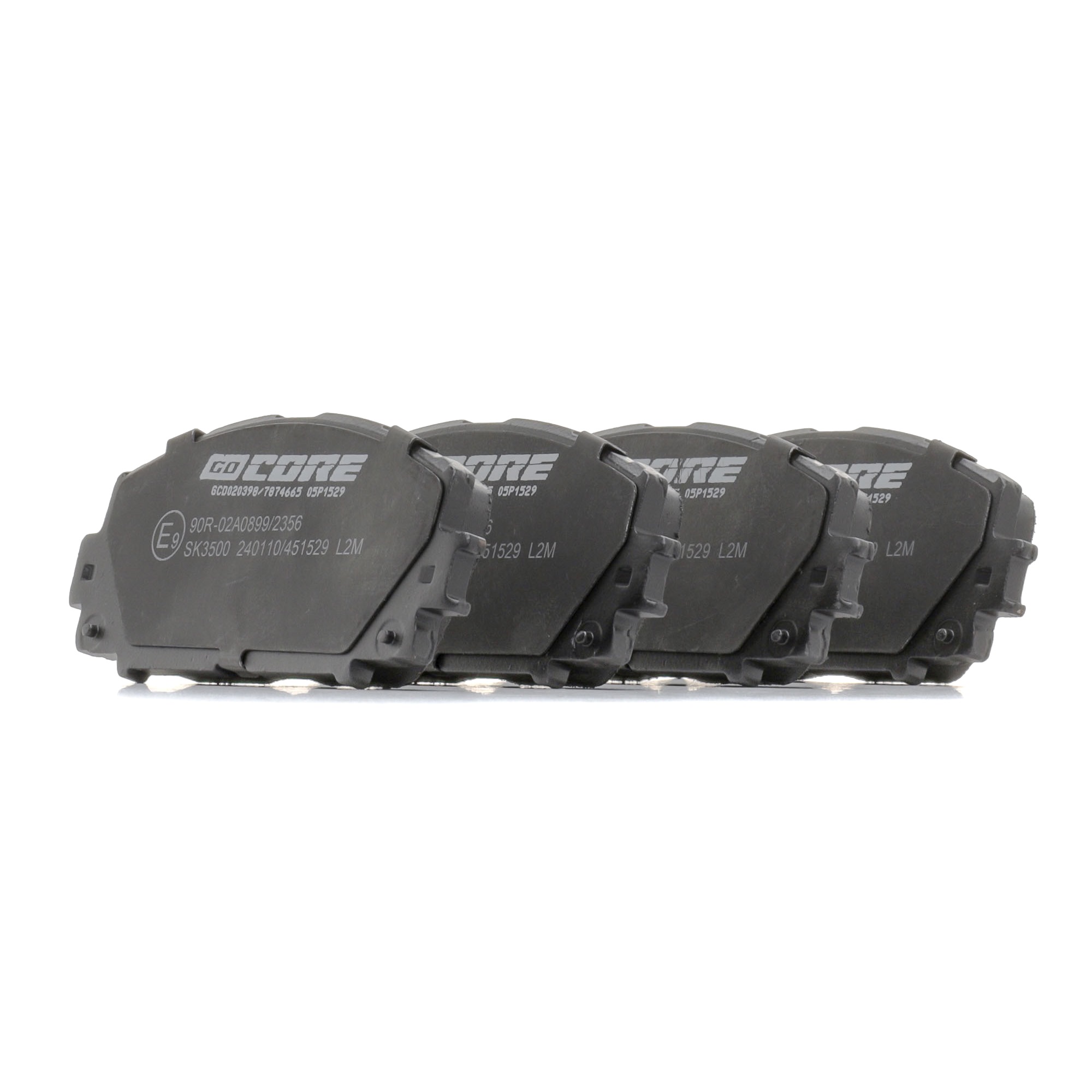 goCORE GCD020398 Plaquettes de frein Essieu avant