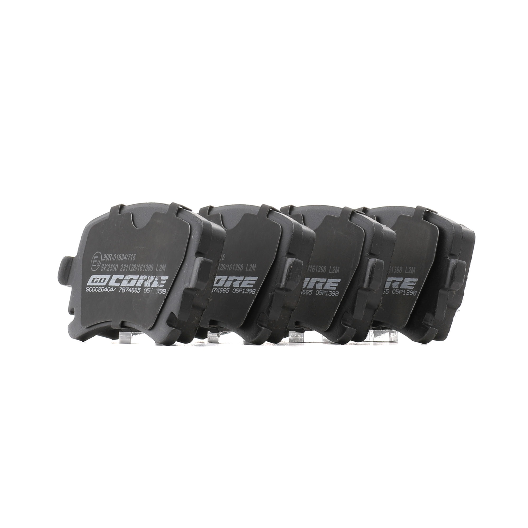 GCD020404 Brake pad set goCORE 7H0 698 451 A OPEL