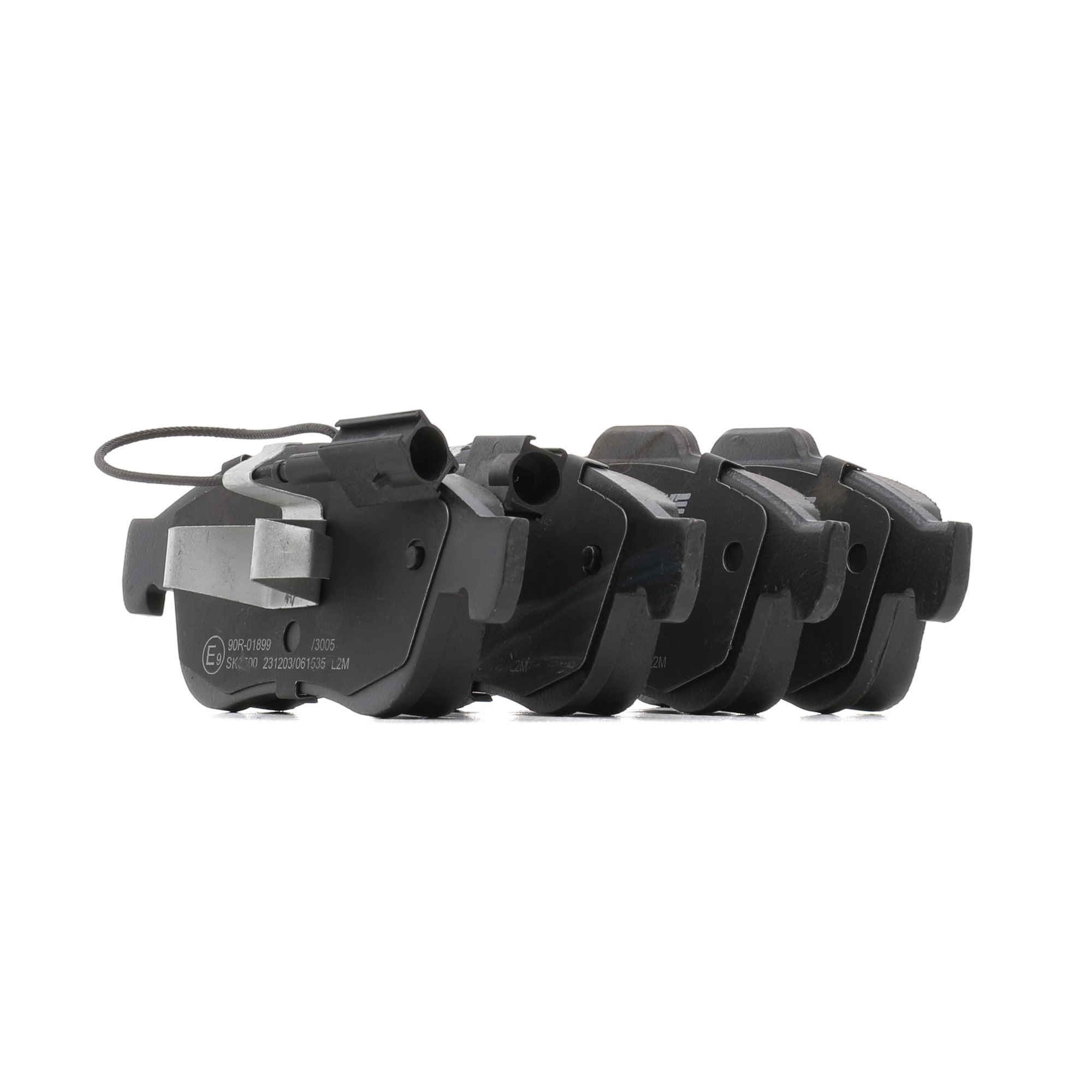 goCORE GCD020472 Bremsbeläge Vorderachse, mit integriertem Verschleißsensor