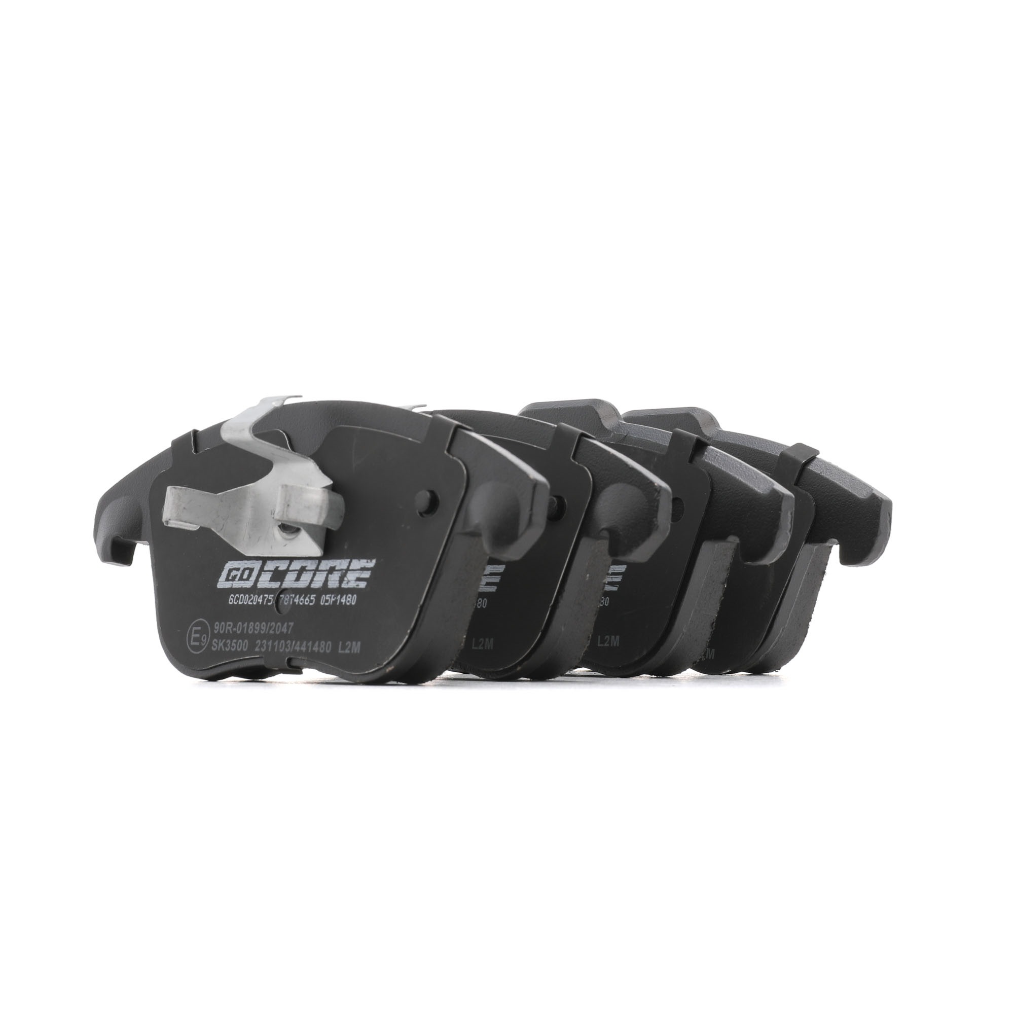 goCORE GCD020475 Plaquettes de frein non préparé pour l'indicateur d'usure, contact de signal d'usure exclu