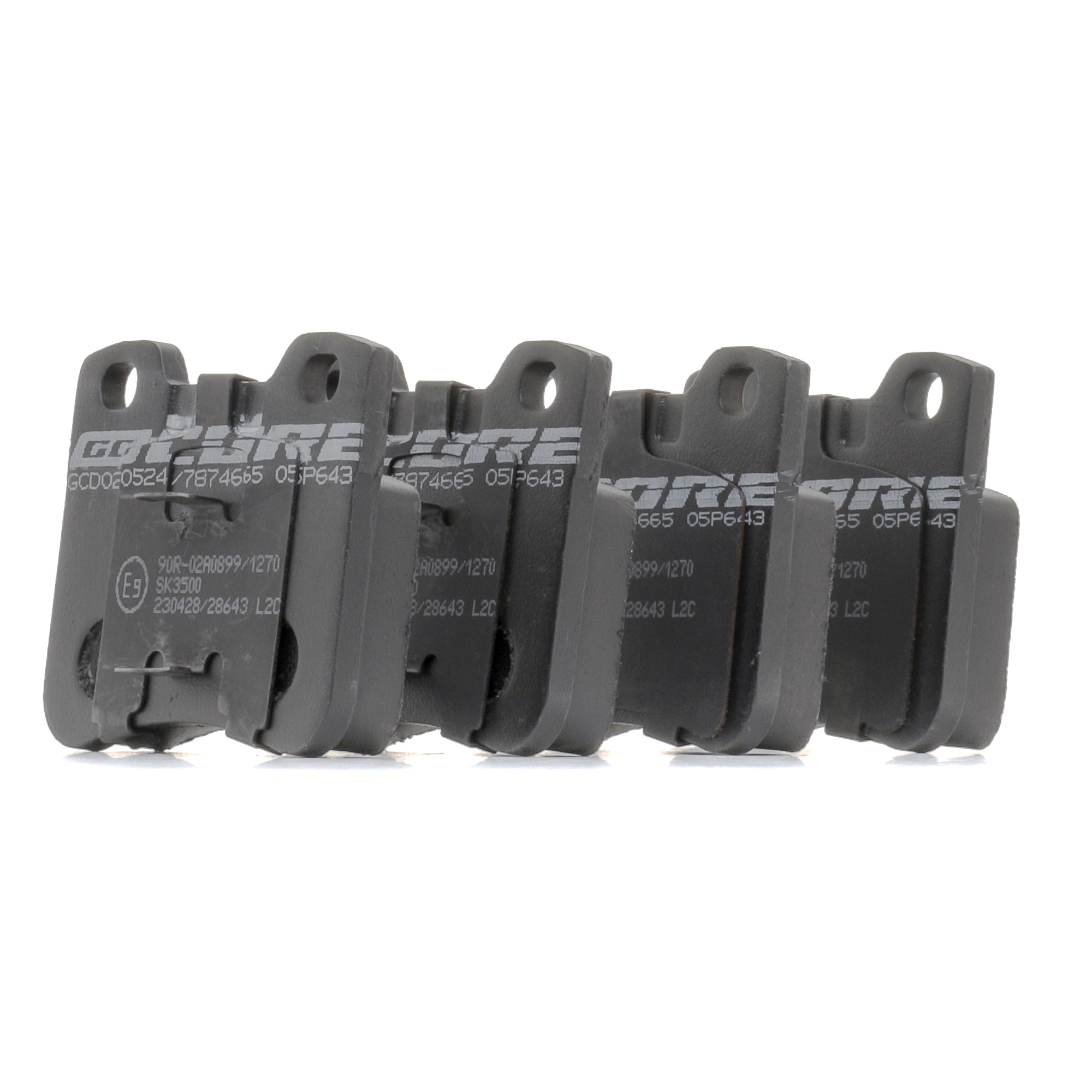 GCD020524 Brake pad set goCORE 425128 CITROËN